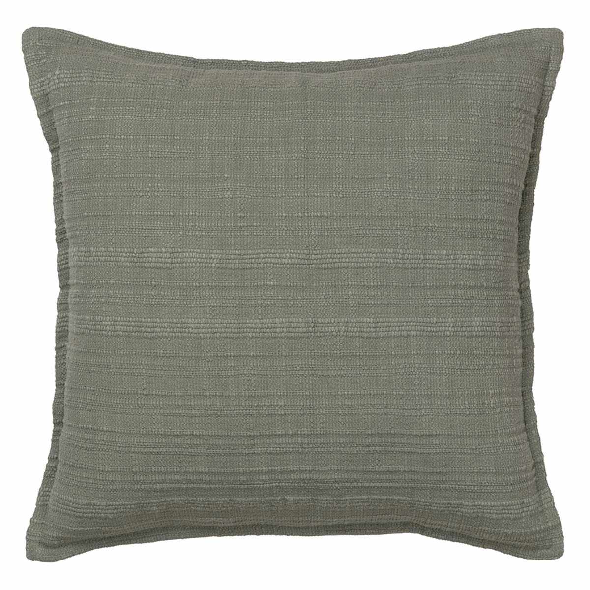 Honeybloom Green Striped Slub Throw Pillow, 18"