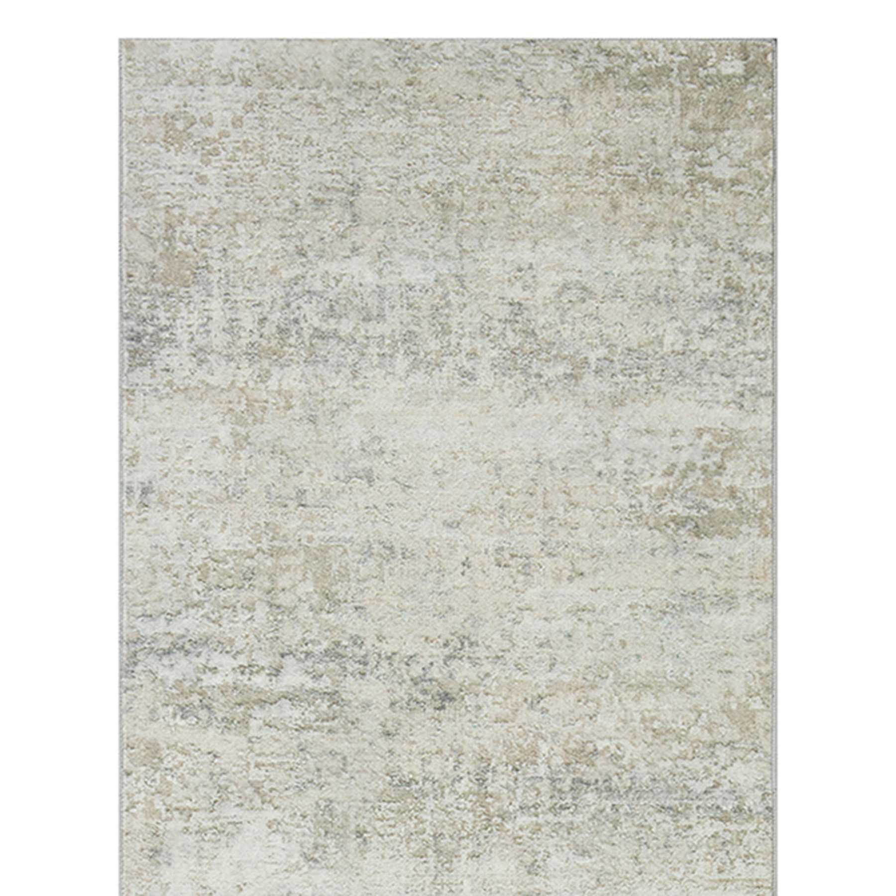 (D575) Freya Grey Modern Washable Runner, 2x7