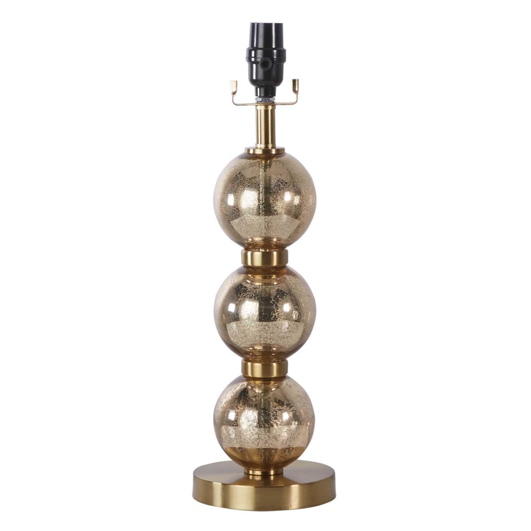 Providence Gold Stacked Ball Medium Table Lamp Base, 17"