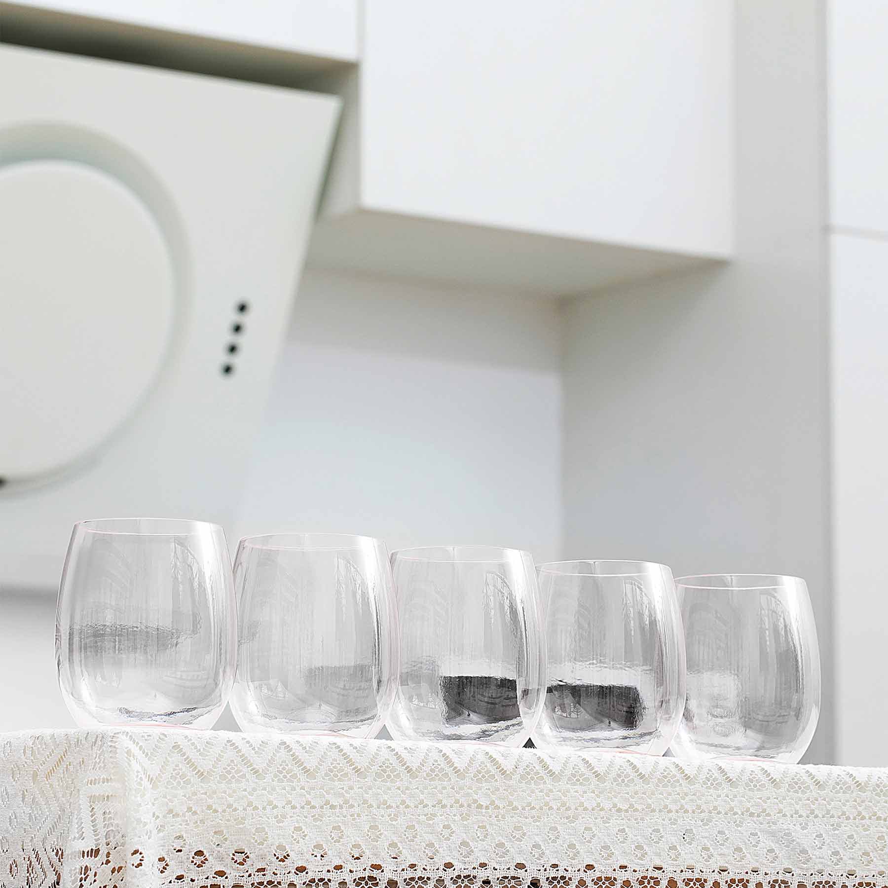 12oz Plastic Wine Glasses 8cts