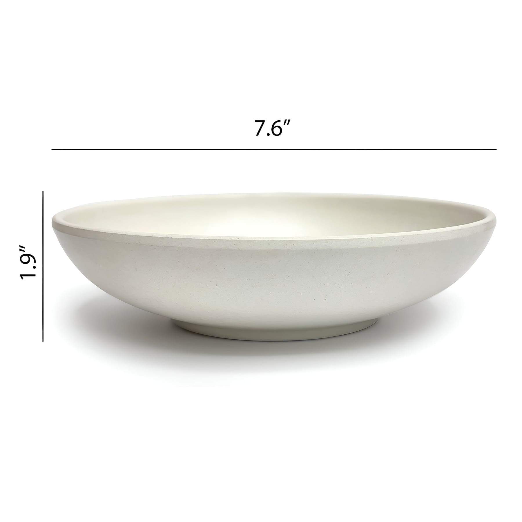Coupe Matte Cream Pasta Bowl