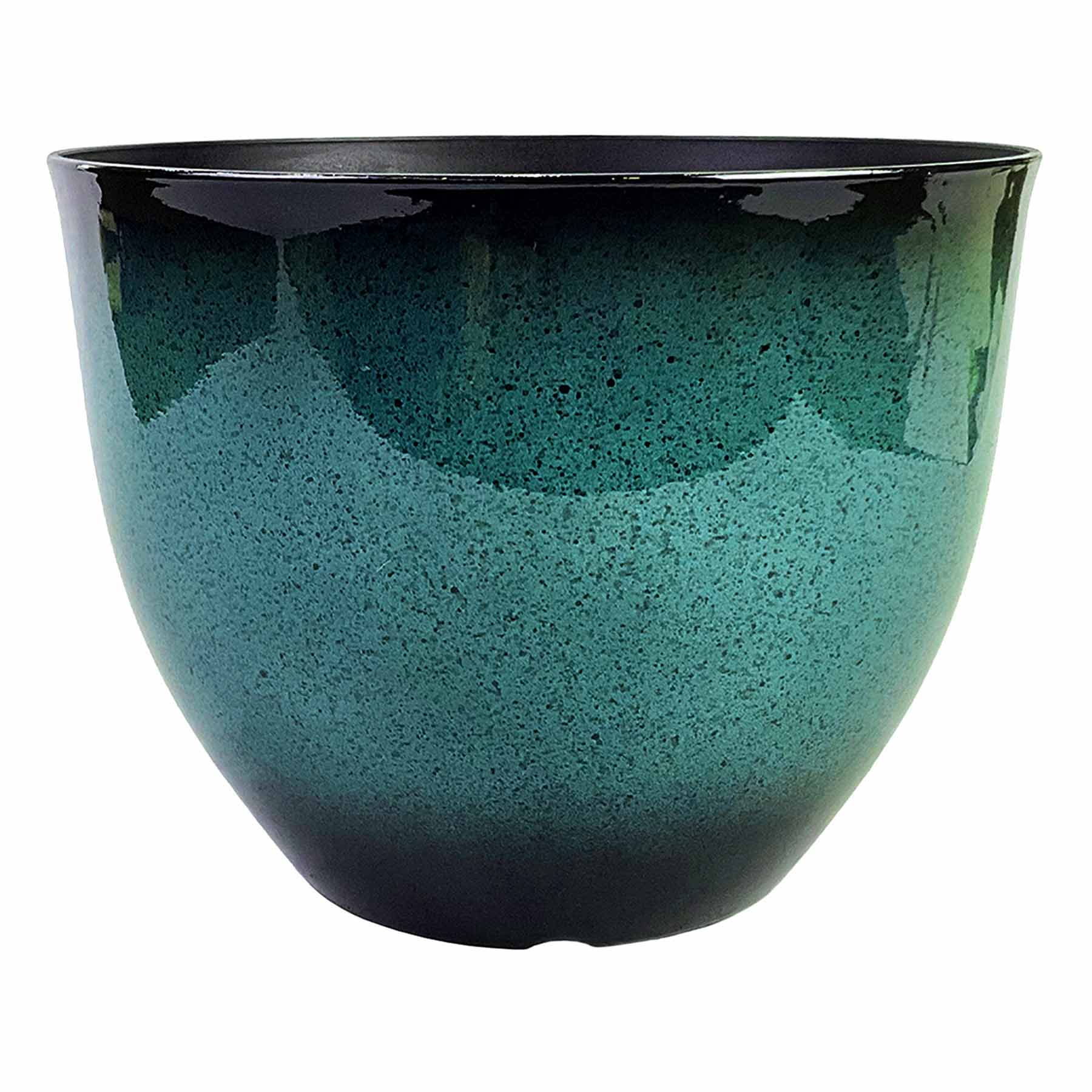 Nora Reactive Blue Outdoor Egg Planter, Small
