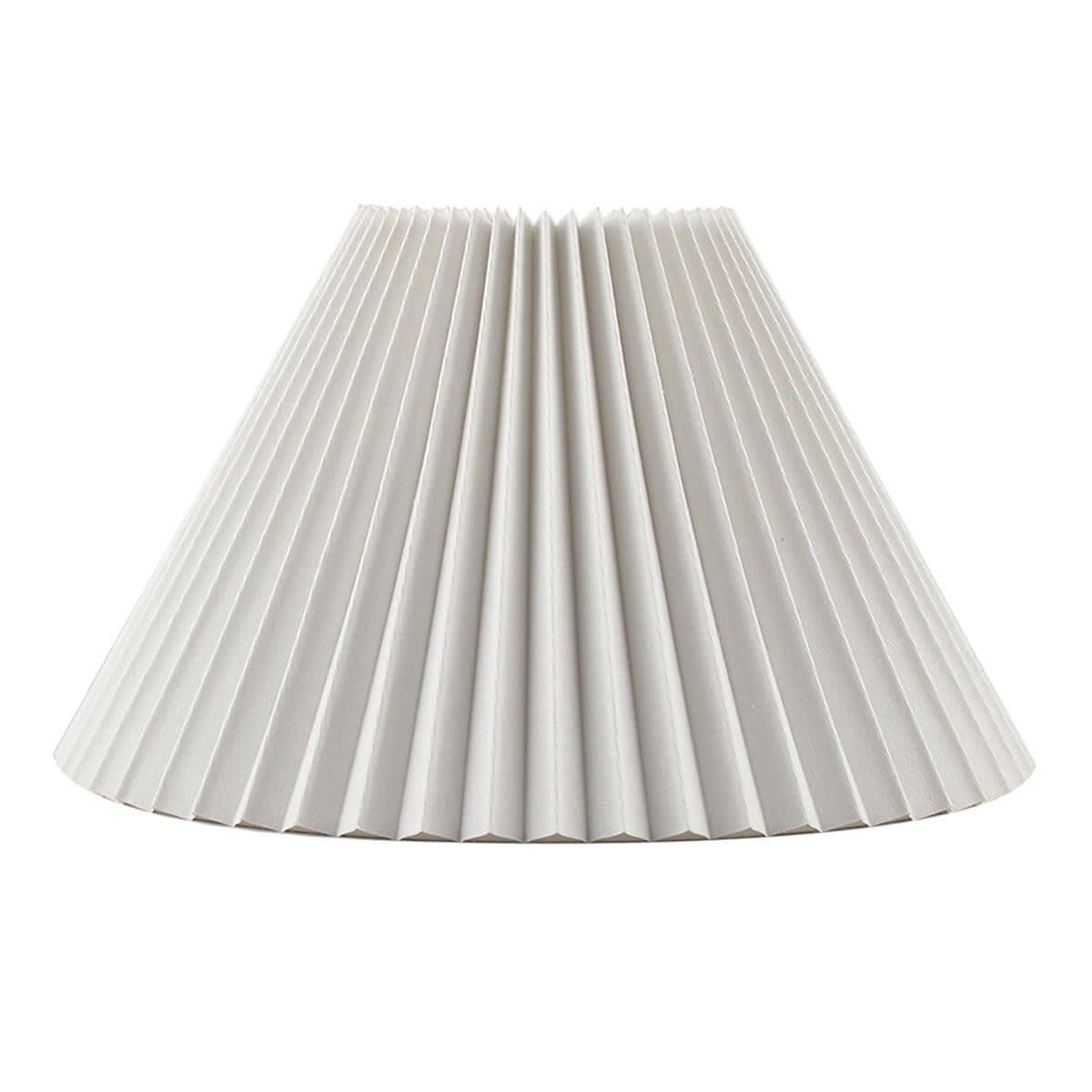 Honeybloom White Pleated Medium Table Lamp Shade, 6x14x9