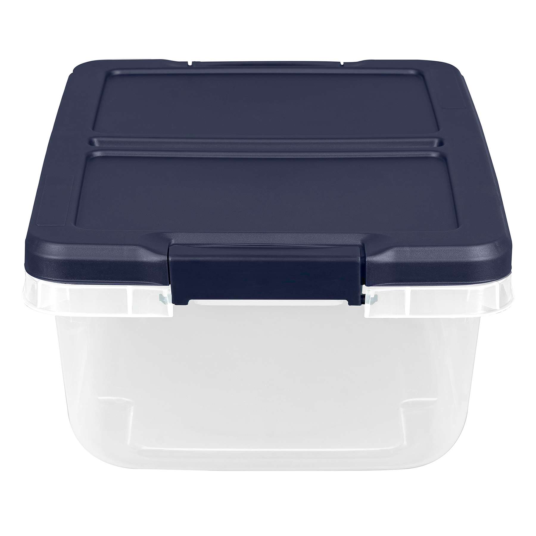 Home Logic Clear & White Storage Bin, 15qt