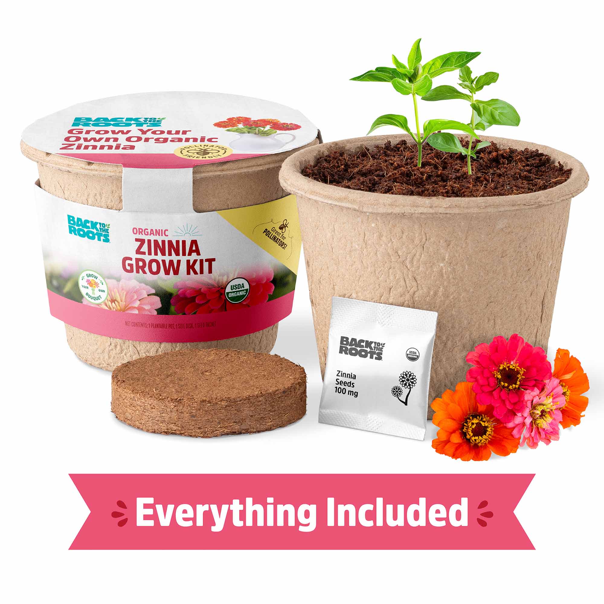 Back to Roots Organic Zinnia Grow Kit