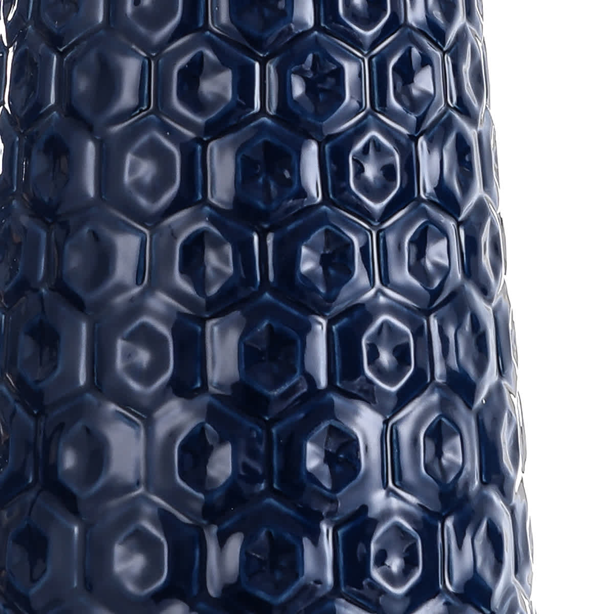 Navy Blue Ceramic Medium Table Lamp Base, 22"