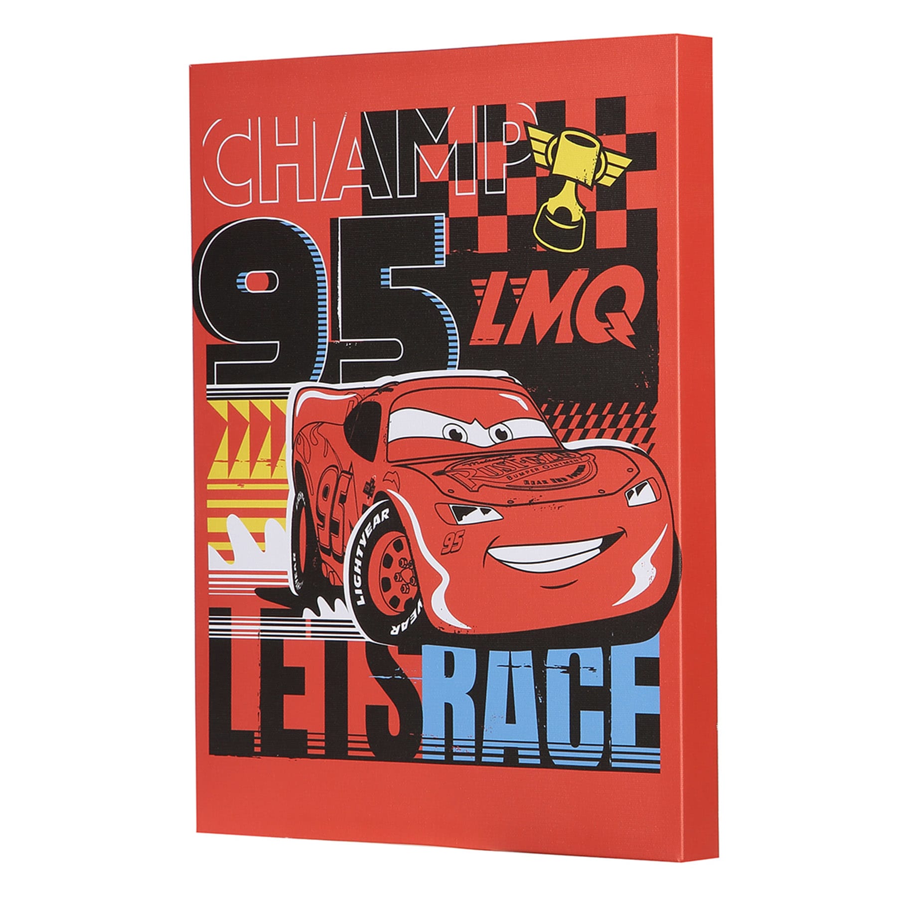 Cars Lightning McQueen Canvas Wall Art, 11x14