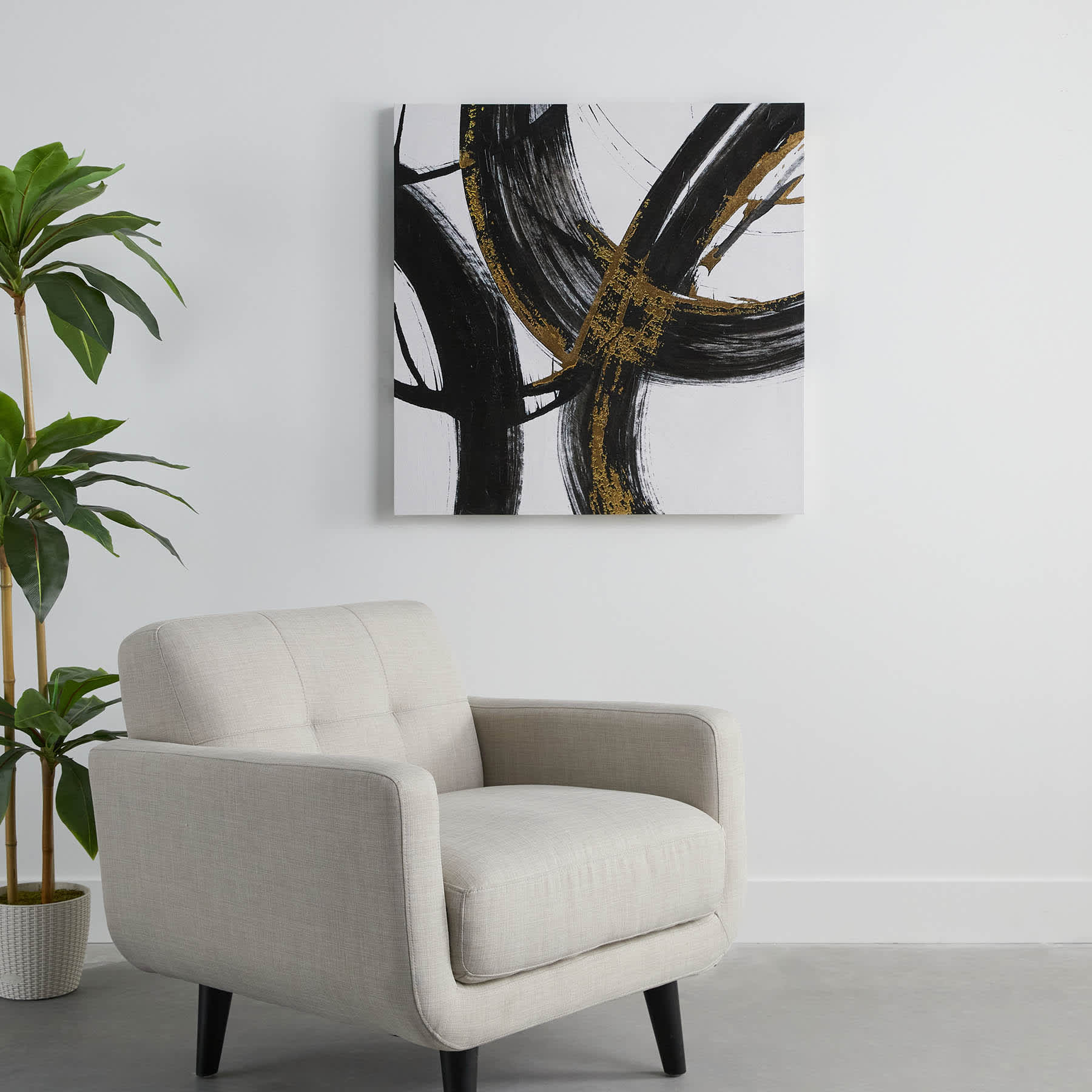Crosby St. Abstract Canvas Wall Art, 36"