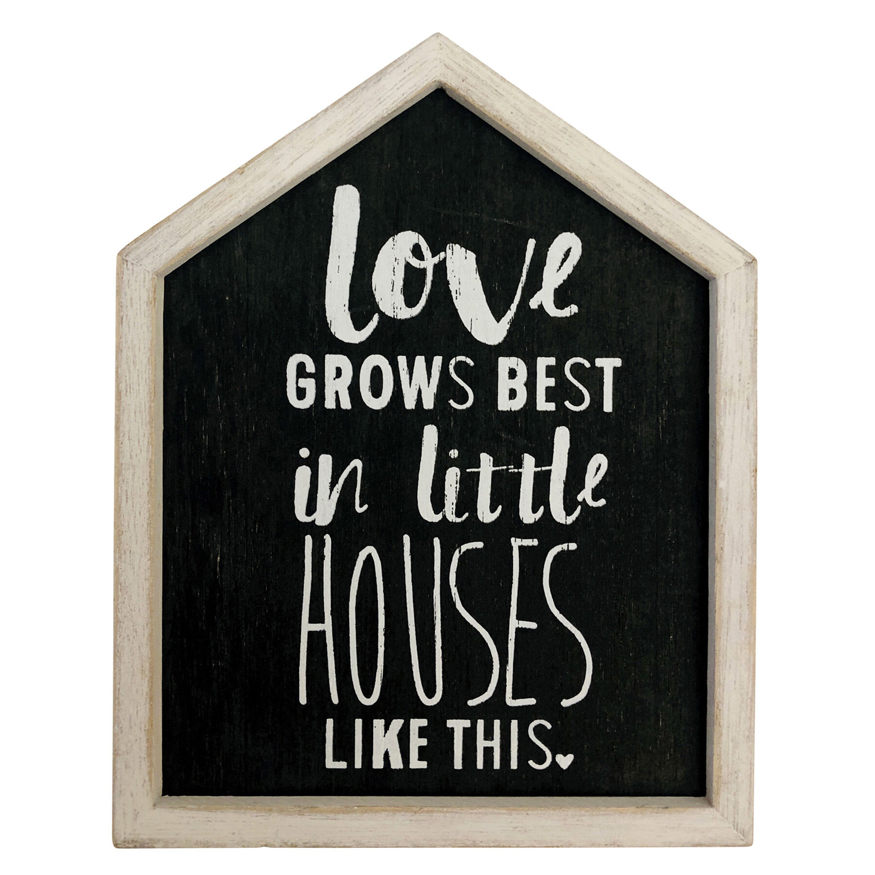 Love Grows Best in Little Houses like This Wall Sign, 6x7