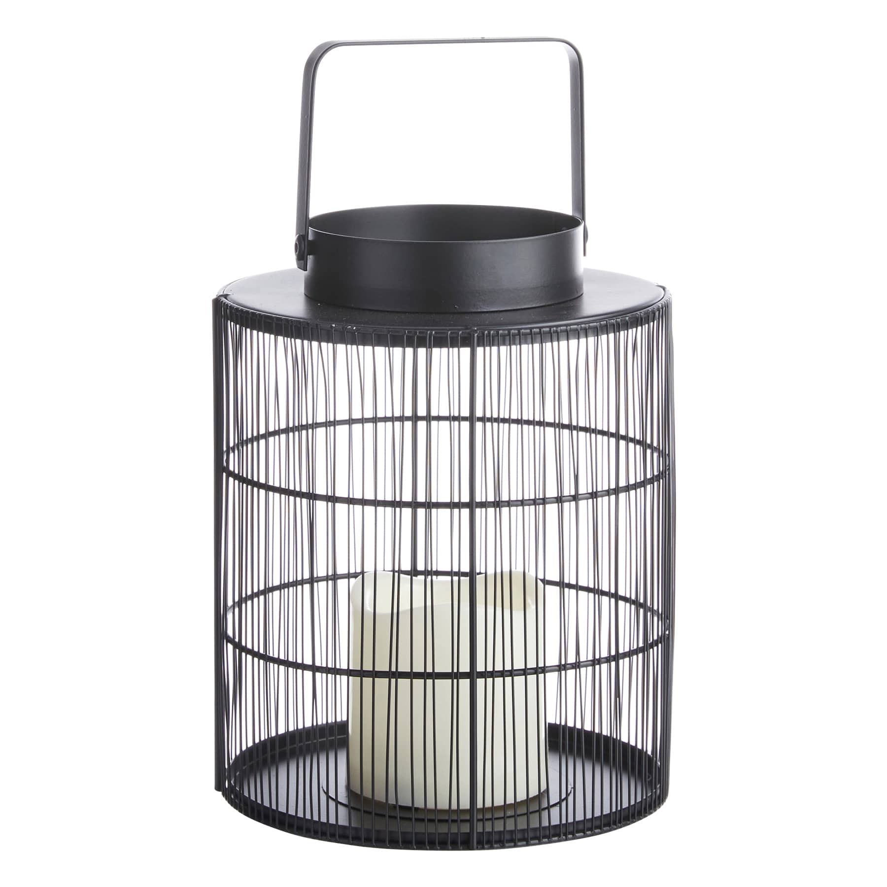 Found & Fable LED Metal Wire Lantern, 6.5x8
