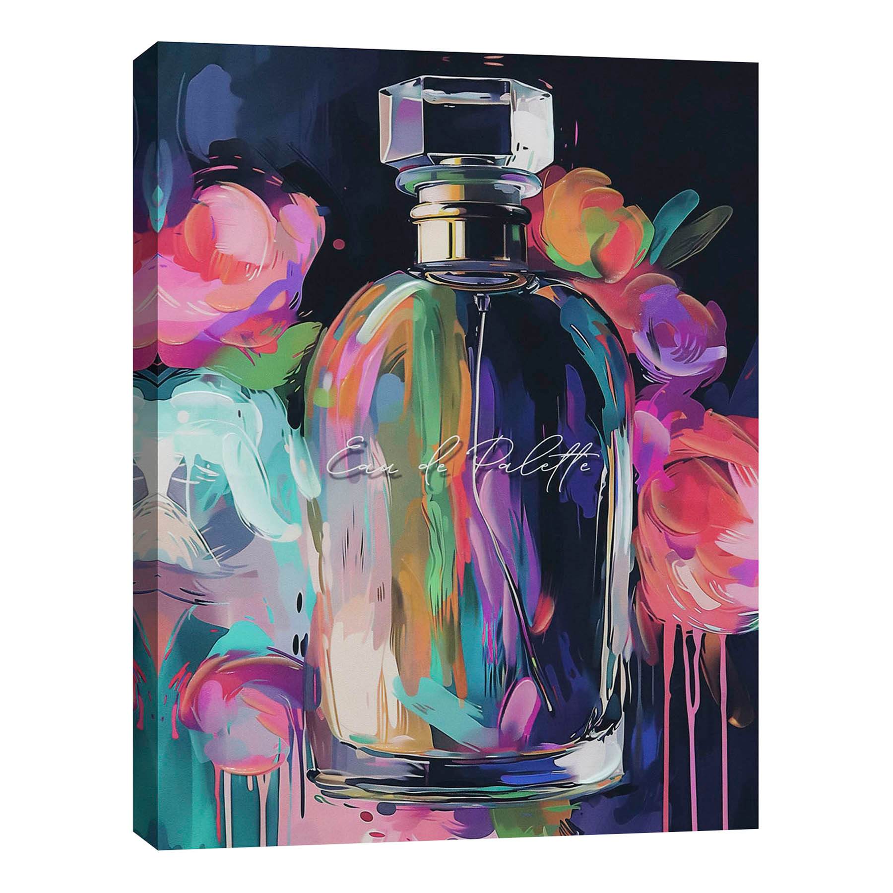 Bottle of Perfume Canvas Wall Art, 18x24