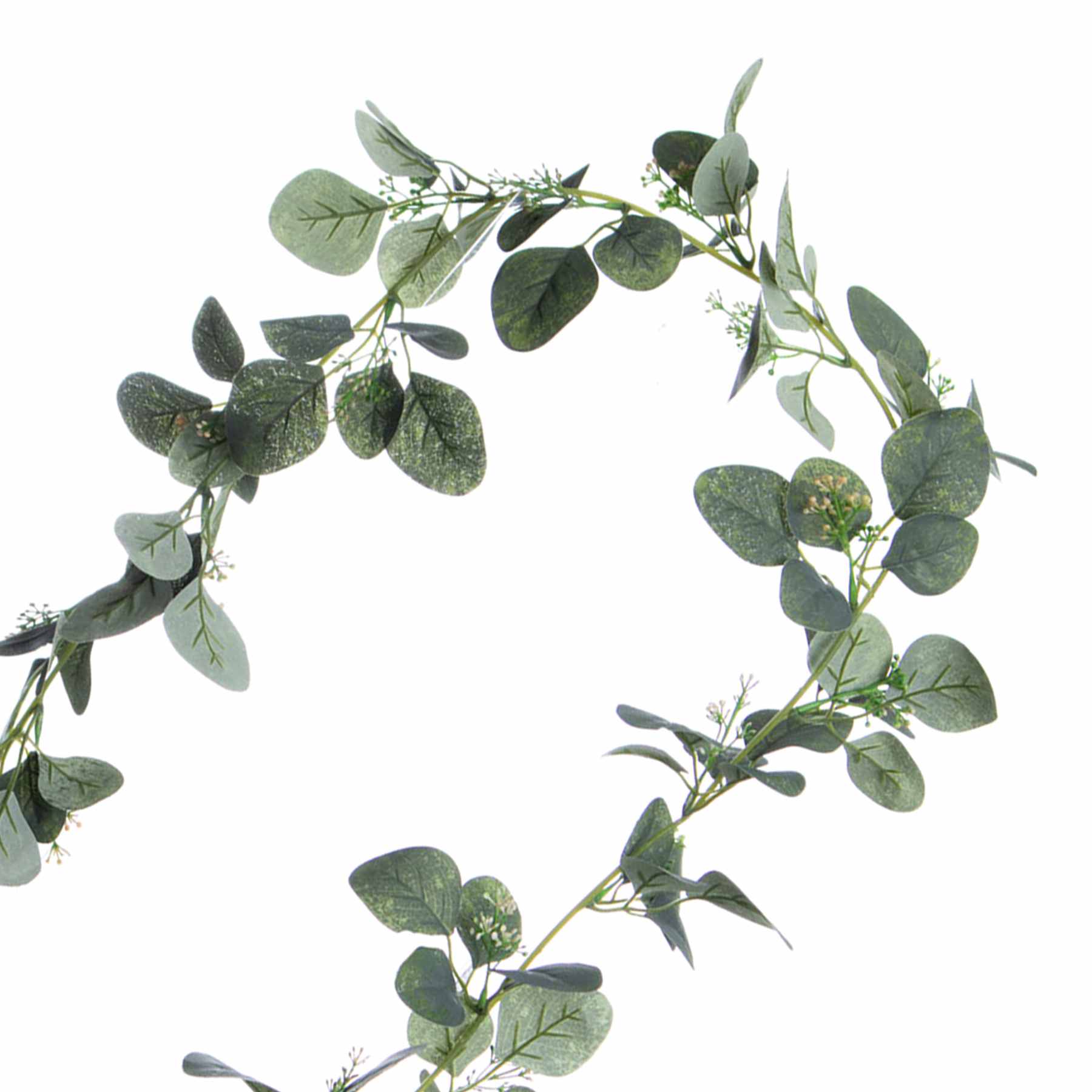 Green Eucalyptus with Seed Garland, 72"