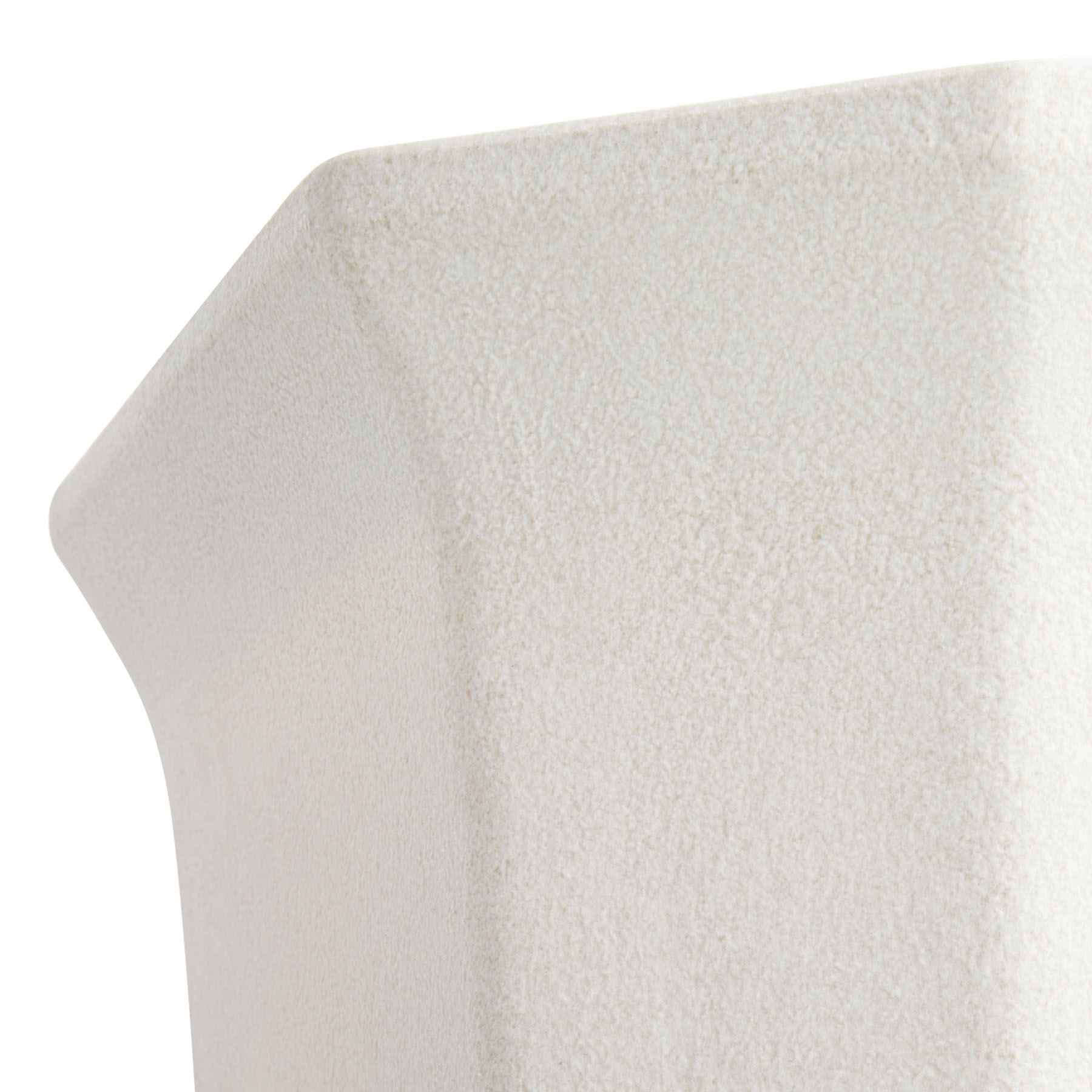 Japi Off-White Square Bell Outdoor Planter, Extra Large