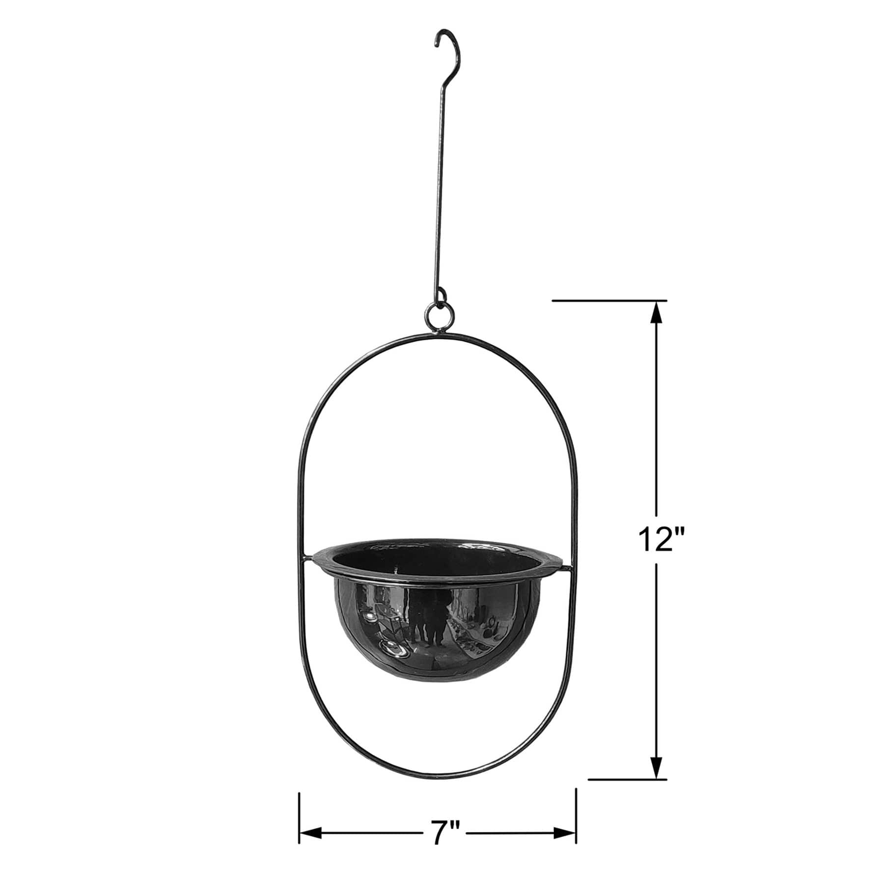 Crosby St. Hanging Outdoor Planter, 7"