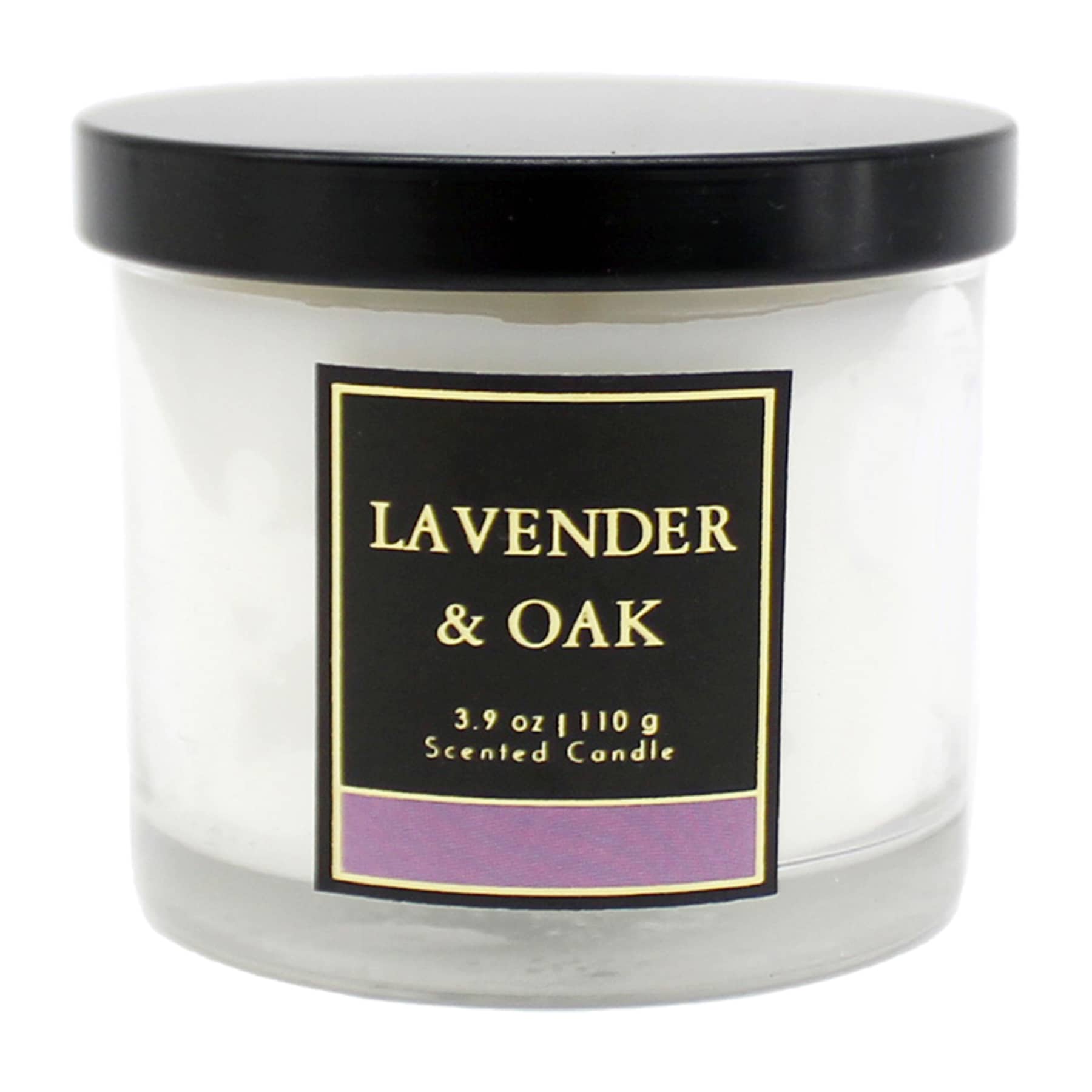 Lavender & Oak Scented Jar Candle, 3.9oz