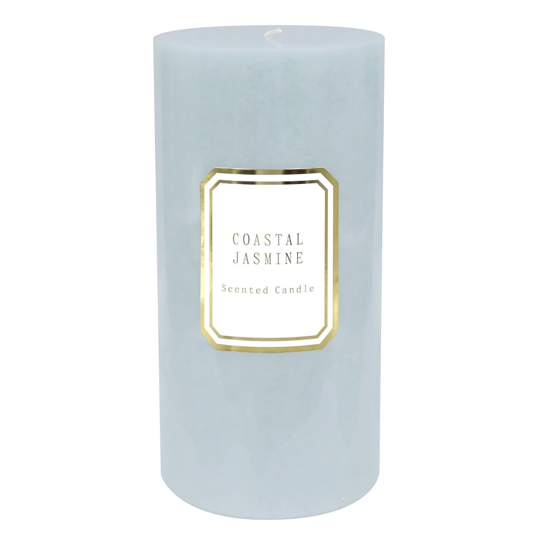 Providence Coastal Jasmine Scented Pillar Candle, 4x8