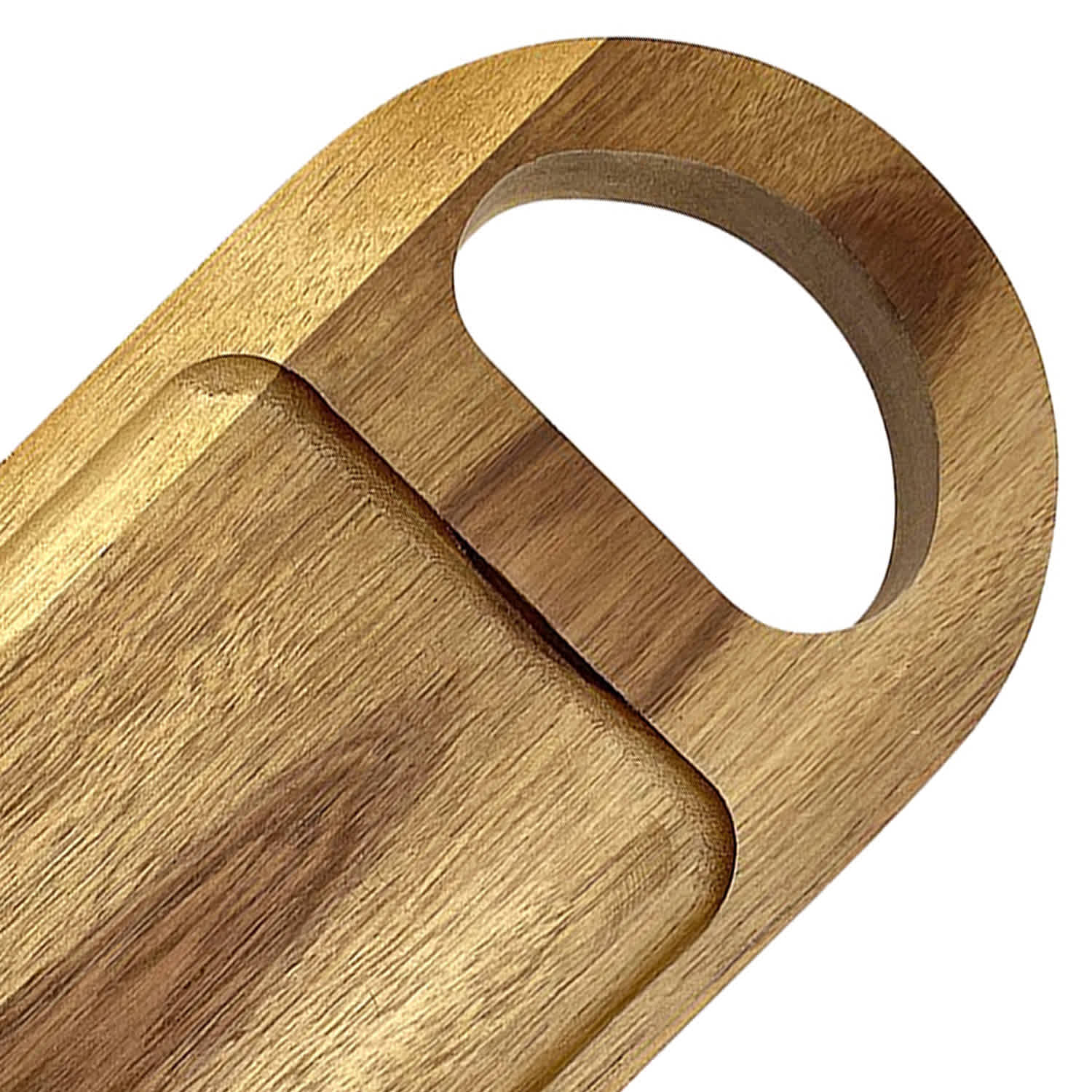 Acacia Wood Rectangle Serving Board, 13.75"