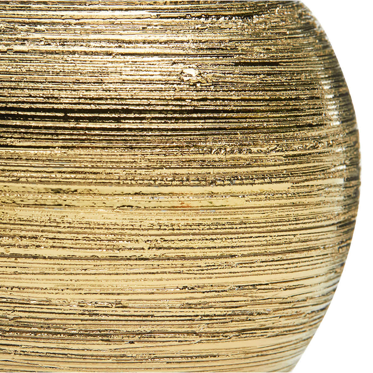 Crosby St. Indoor Gold Round Textured Planter, 4"