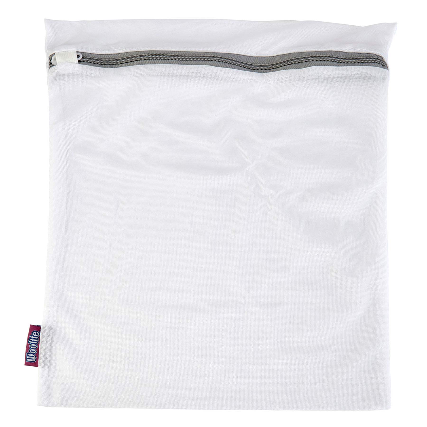 White Sanitized Mesh Wash Bag, 15x18