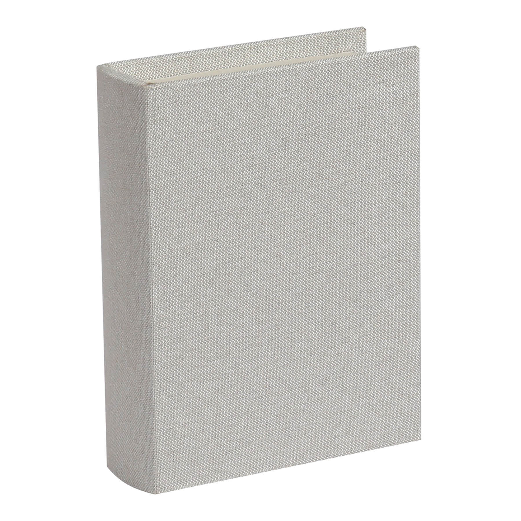 Cream Linen Book Box, 11"
