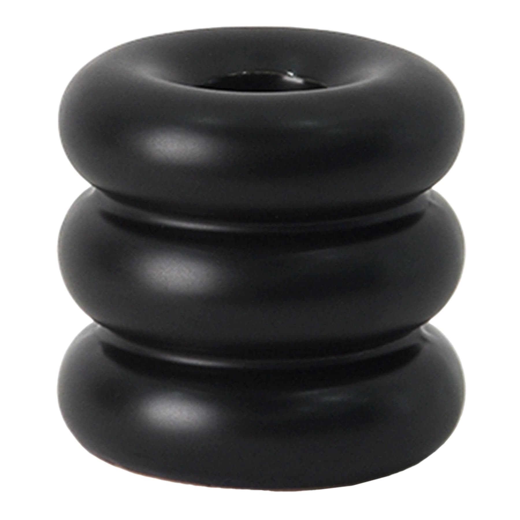 Crosby St. Black Taper Candle Holder, 3"