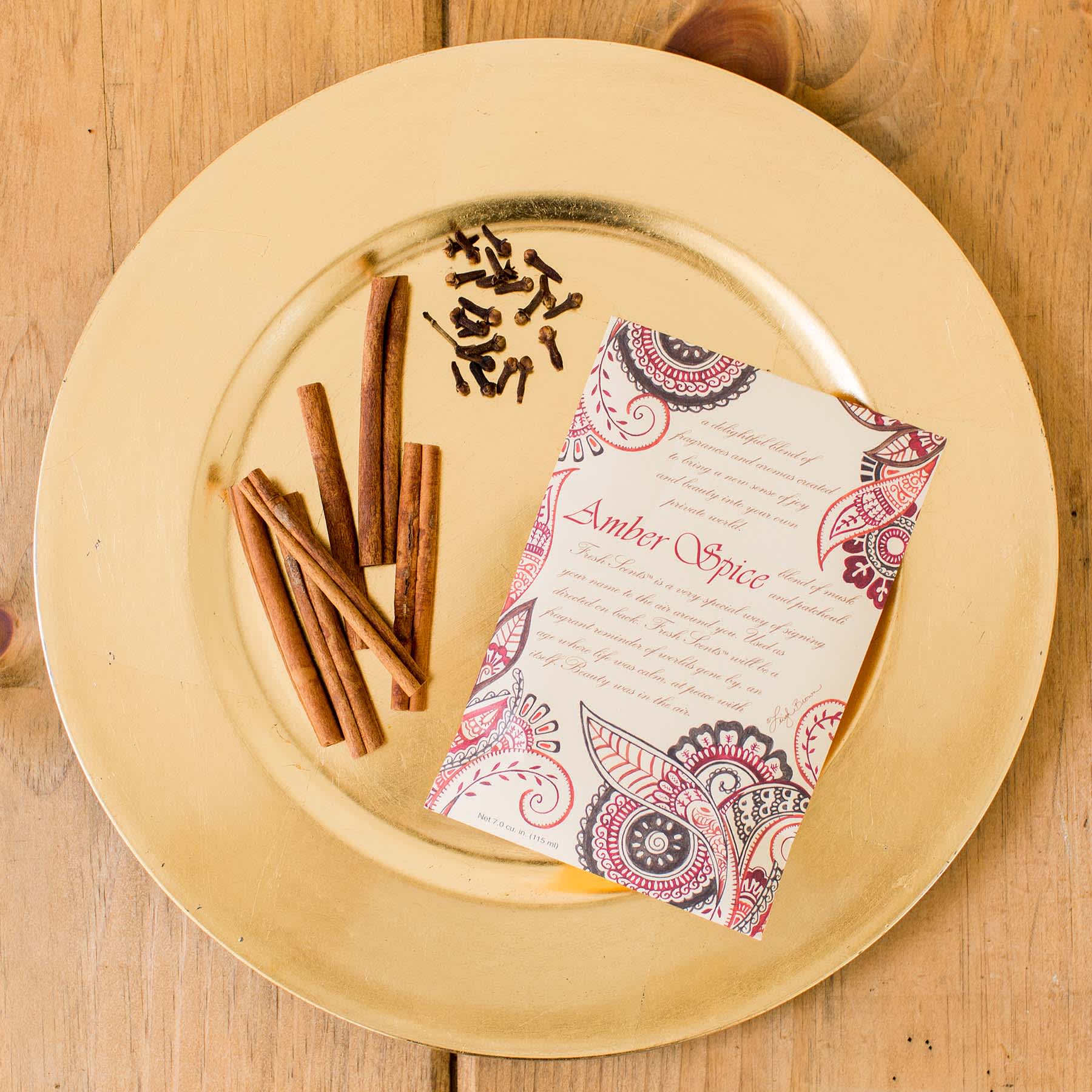 3-Pack Amber Spice Scented Sachet
