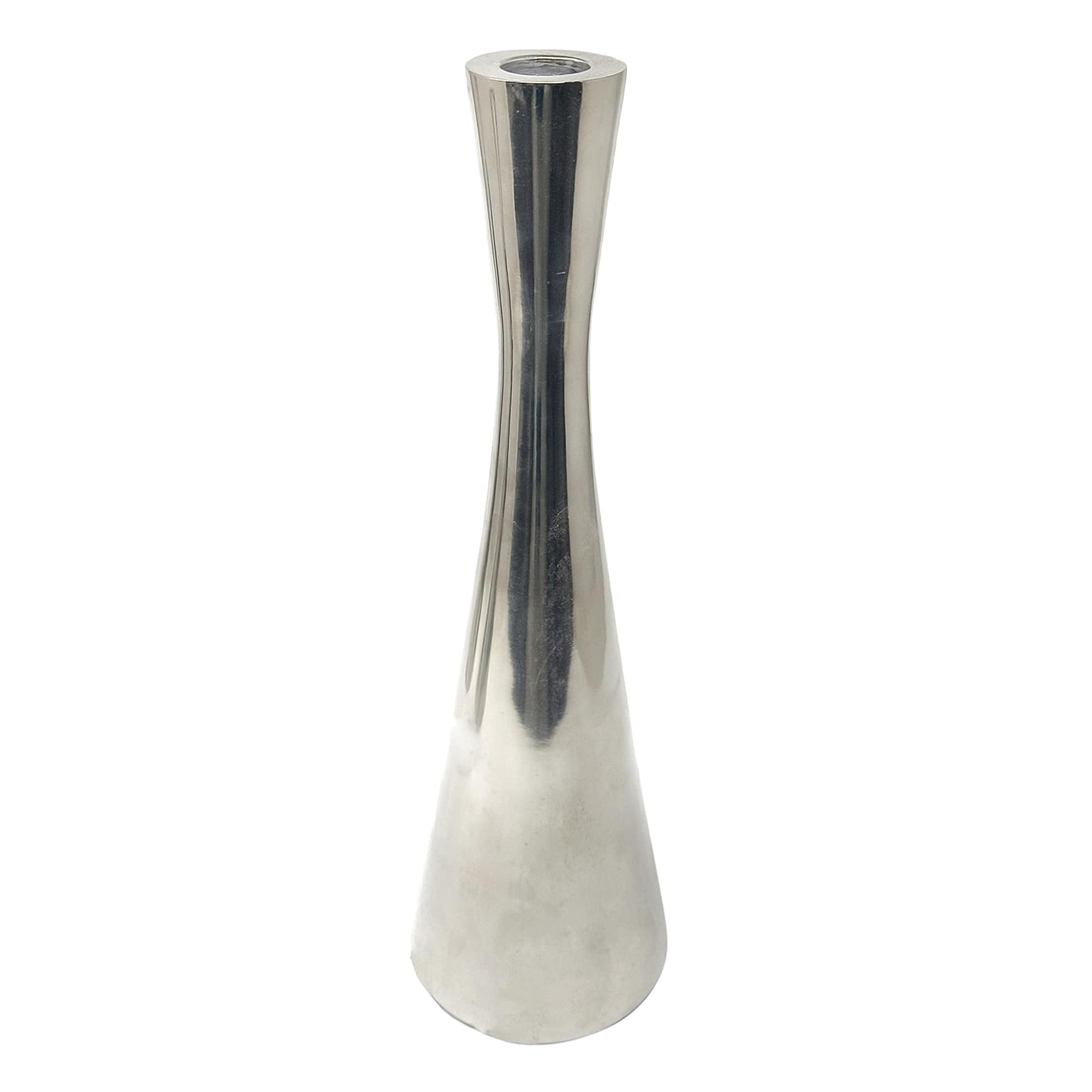 Crosby St. Silver Taper Candle Holder, 12"