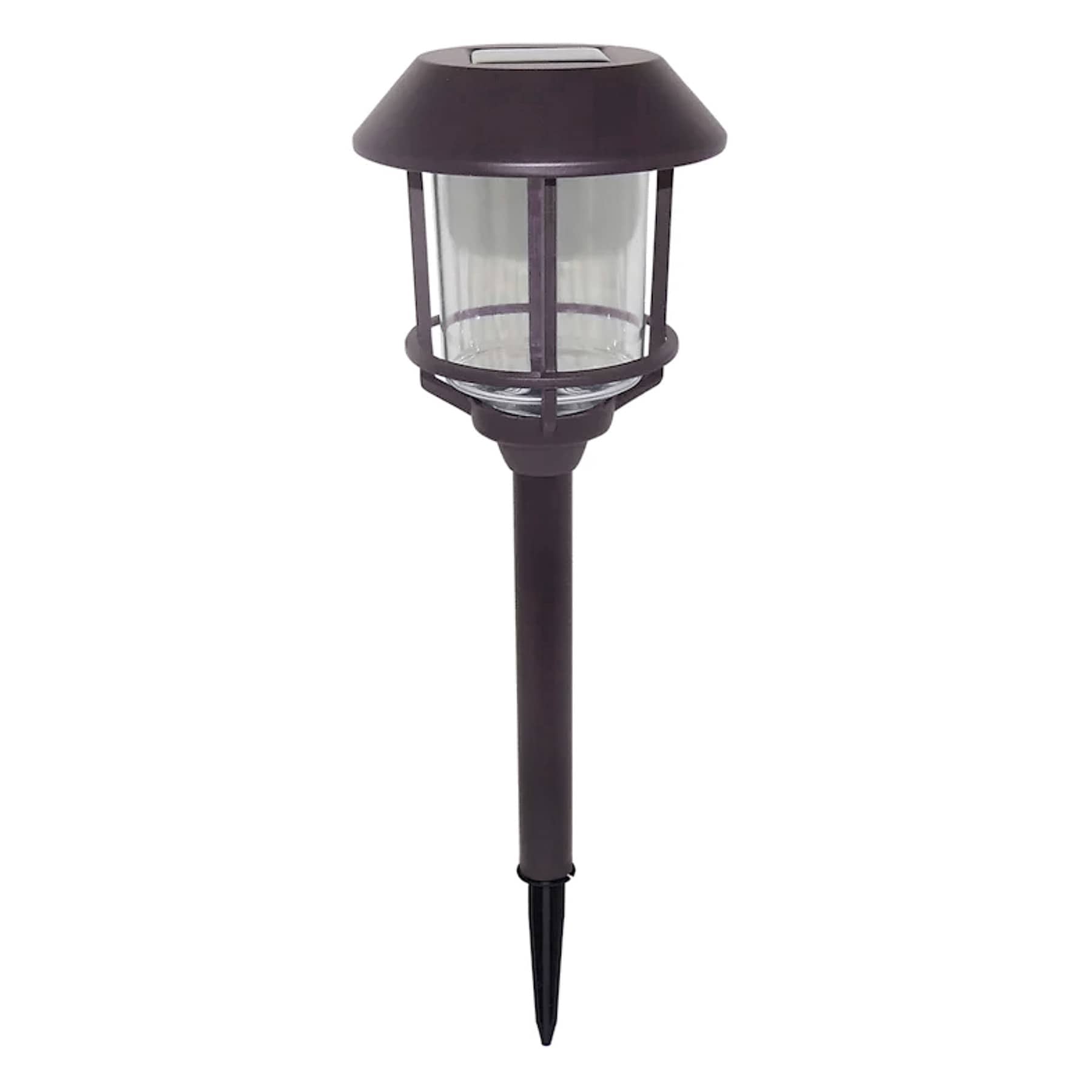 6-Pack 8-Lumen Solar Oil Rubbed Bronze Caged Pathway Lights
