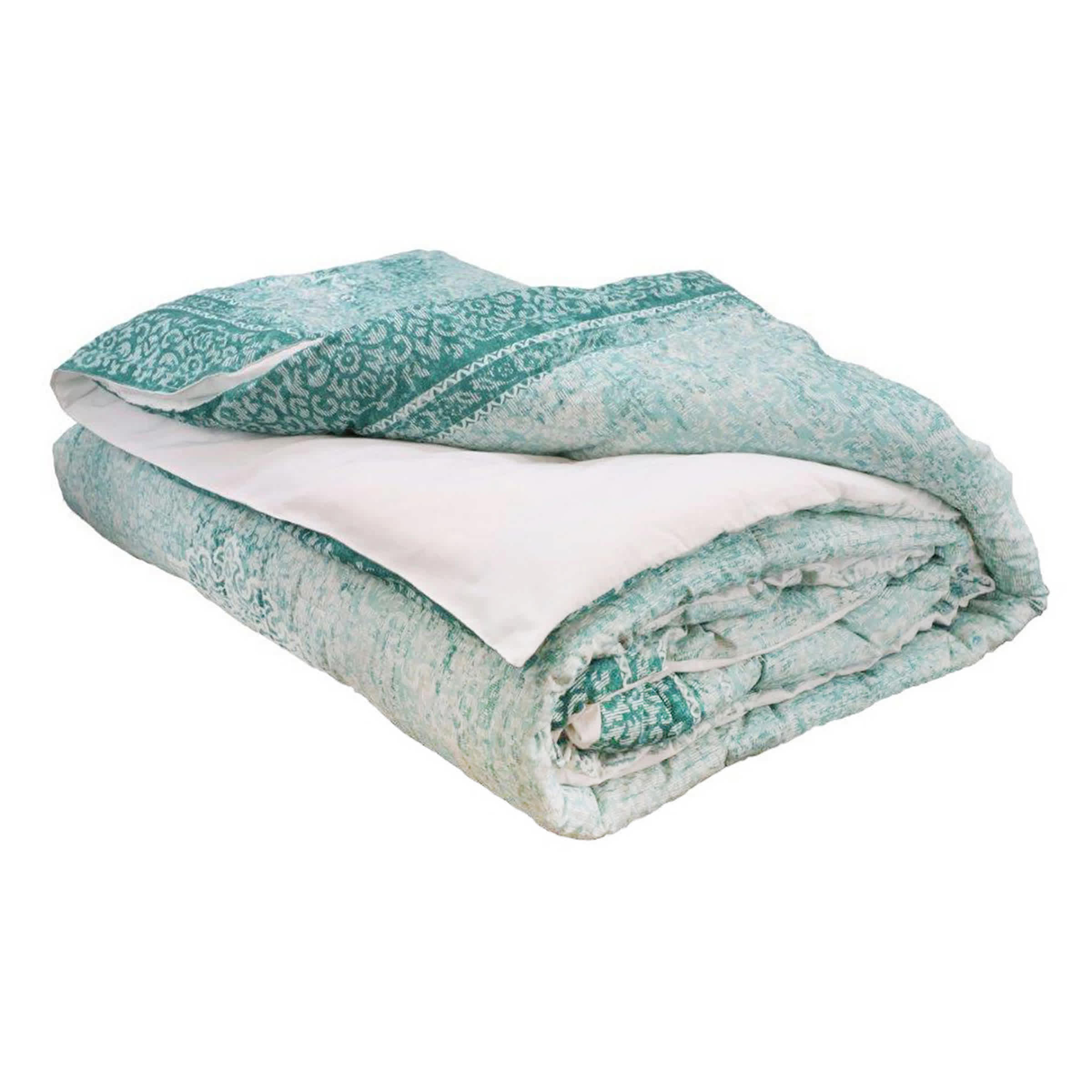 Found & Fable Green Distressed Bedding Set