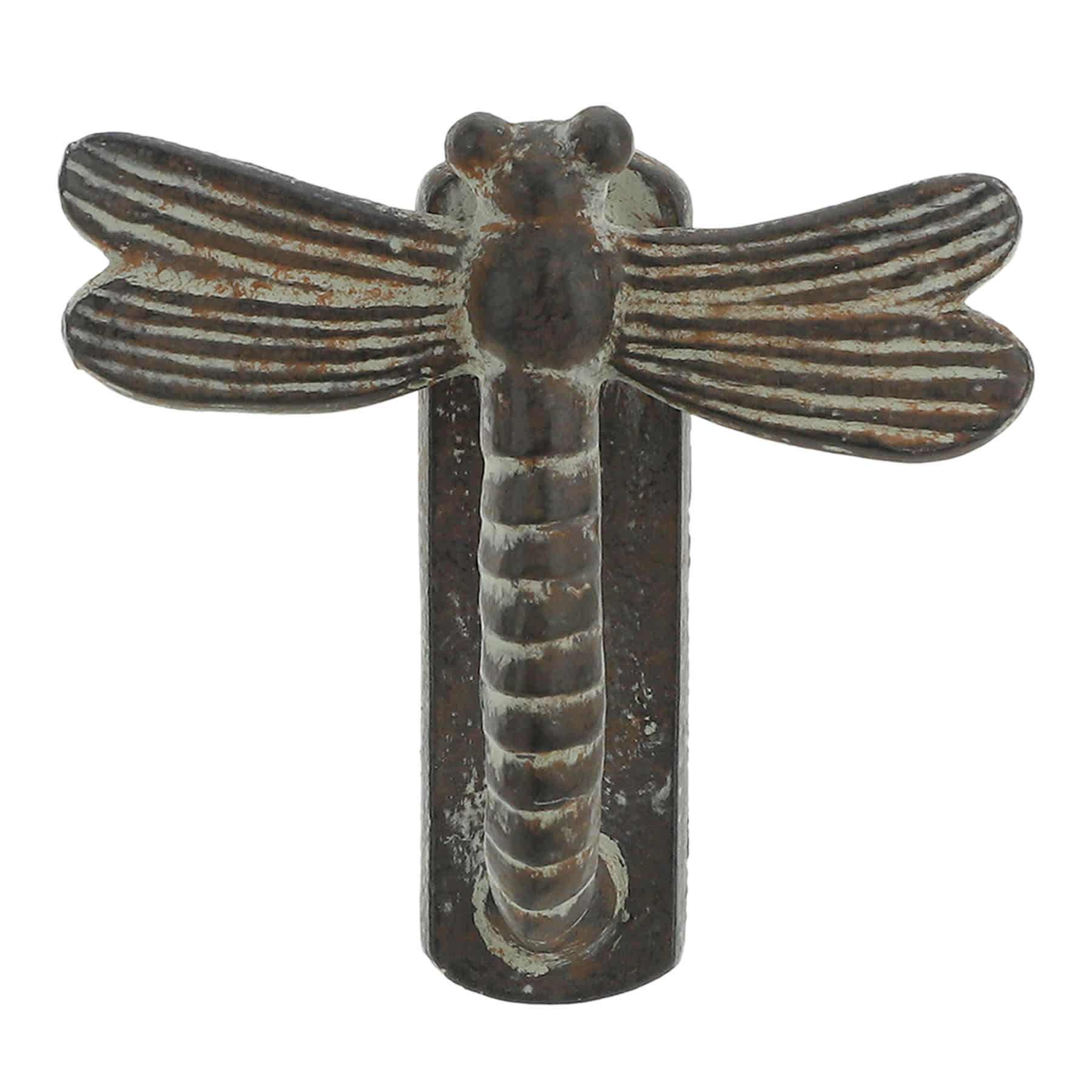 Honeybloom Metal Dragonfly Door Knocker, 4"