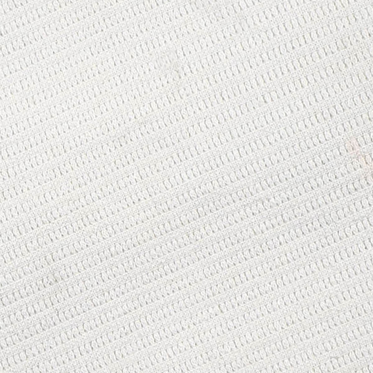 Set of 4 White Dobby Woven Placemat, 13x19