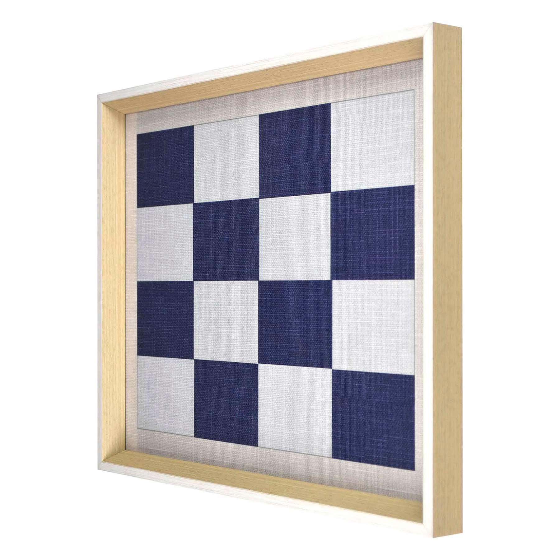Honeybloom Glass Framed Nautical Flag Wall Art, 21x17