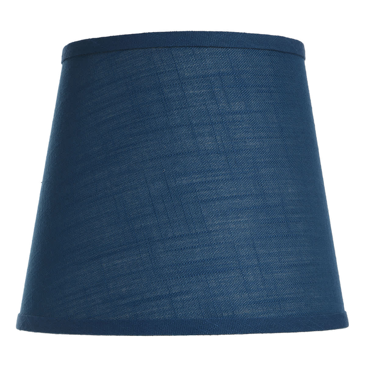 Grace Mitchell Blue Linen Blend Small Table Lamp Shade, 8x10.5x9