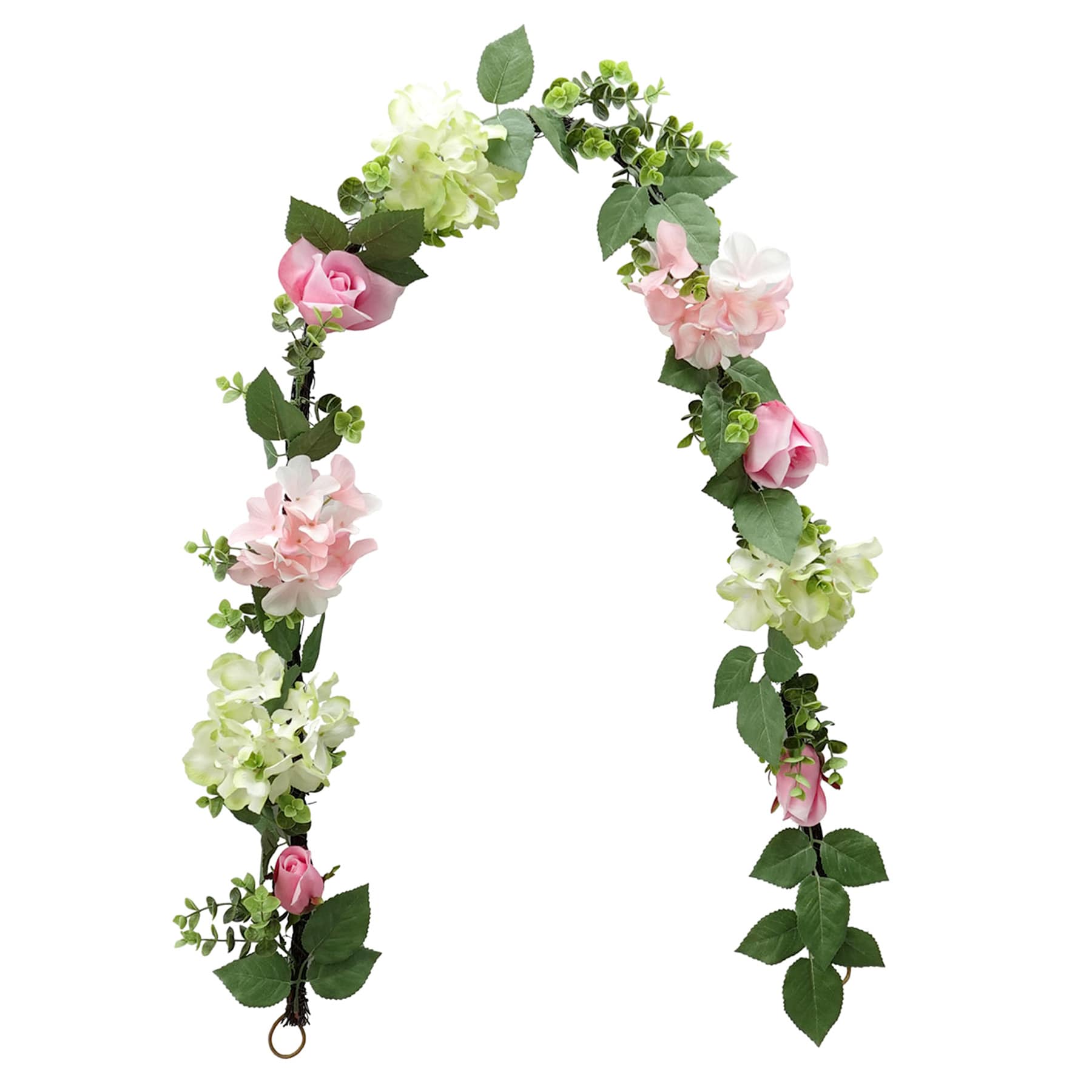 Hydrangea & Rose Garland, 72"