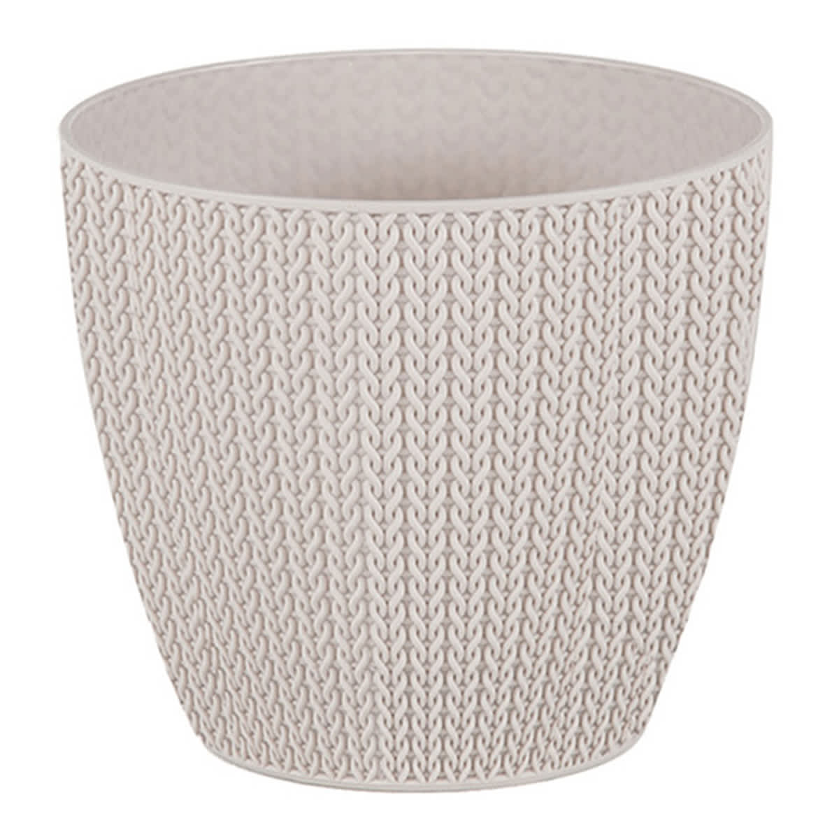 Cream Sumela Self Draining Outdoor Planter, Large