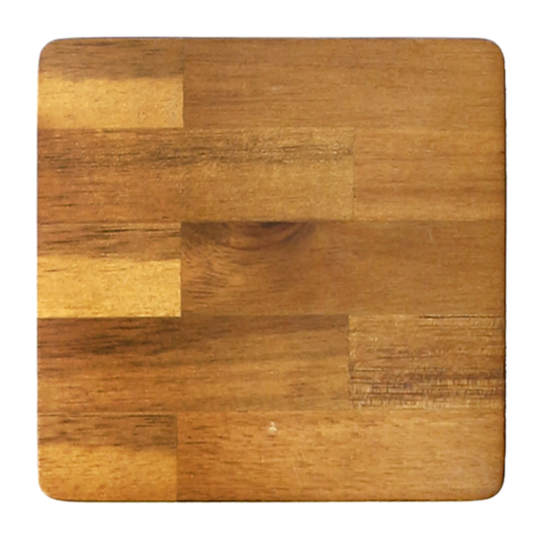 Set of 4 Square Acacia Wood Coasters