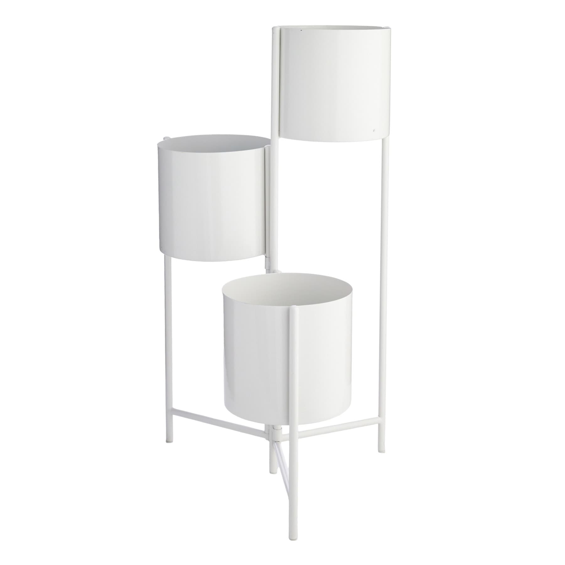 Sunny Club White Tiered Planter Stand, 30"