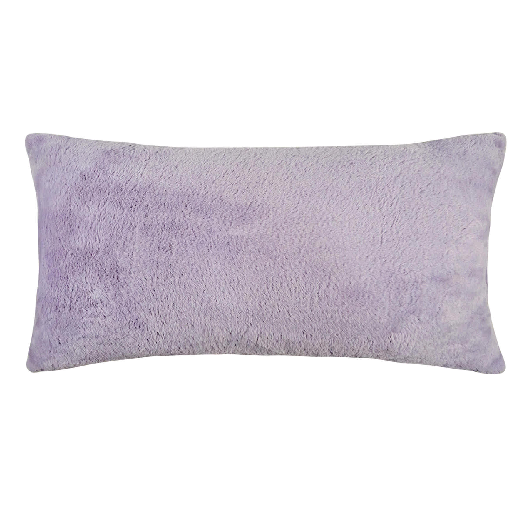 Tiny Dreamers Purple Faux Fur Body Pillow, 18x36