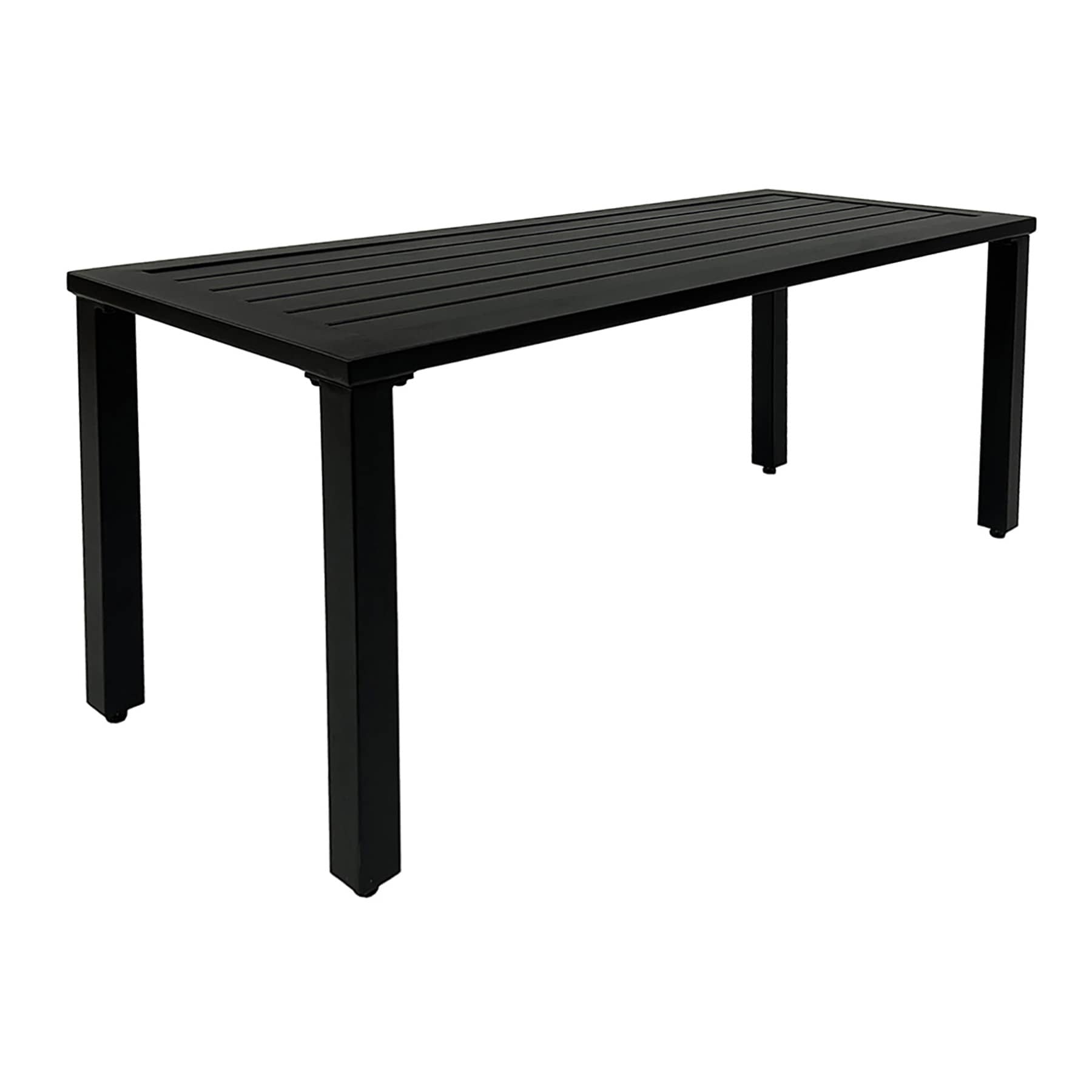 Grammercy Patio Bench, Black