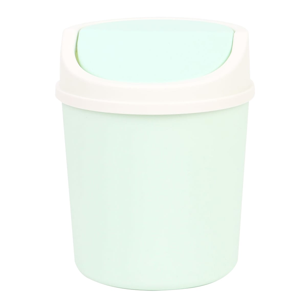 Mint Lidded Trash Can, 1.5l
