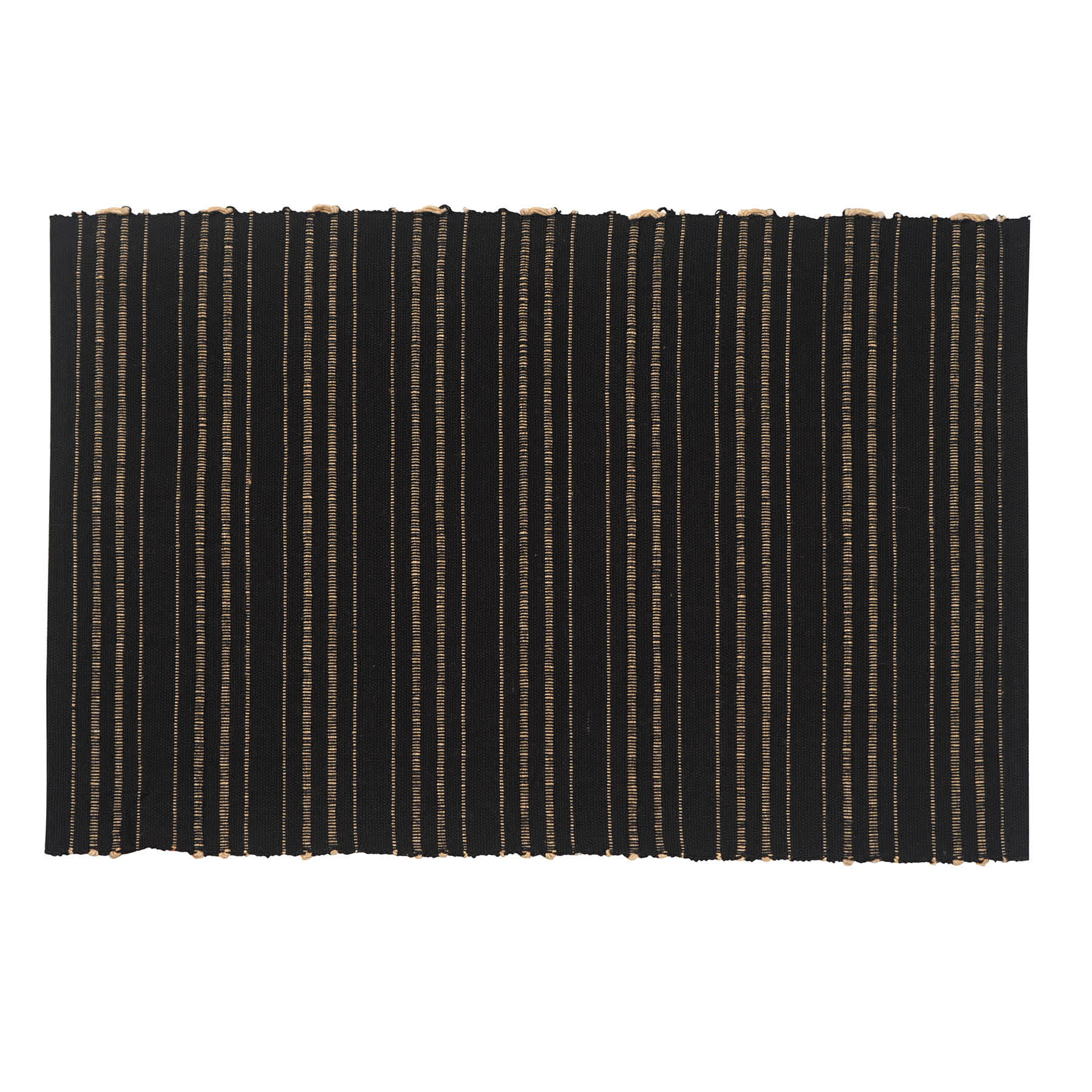 Crosby St. Black Ribbed Placemat