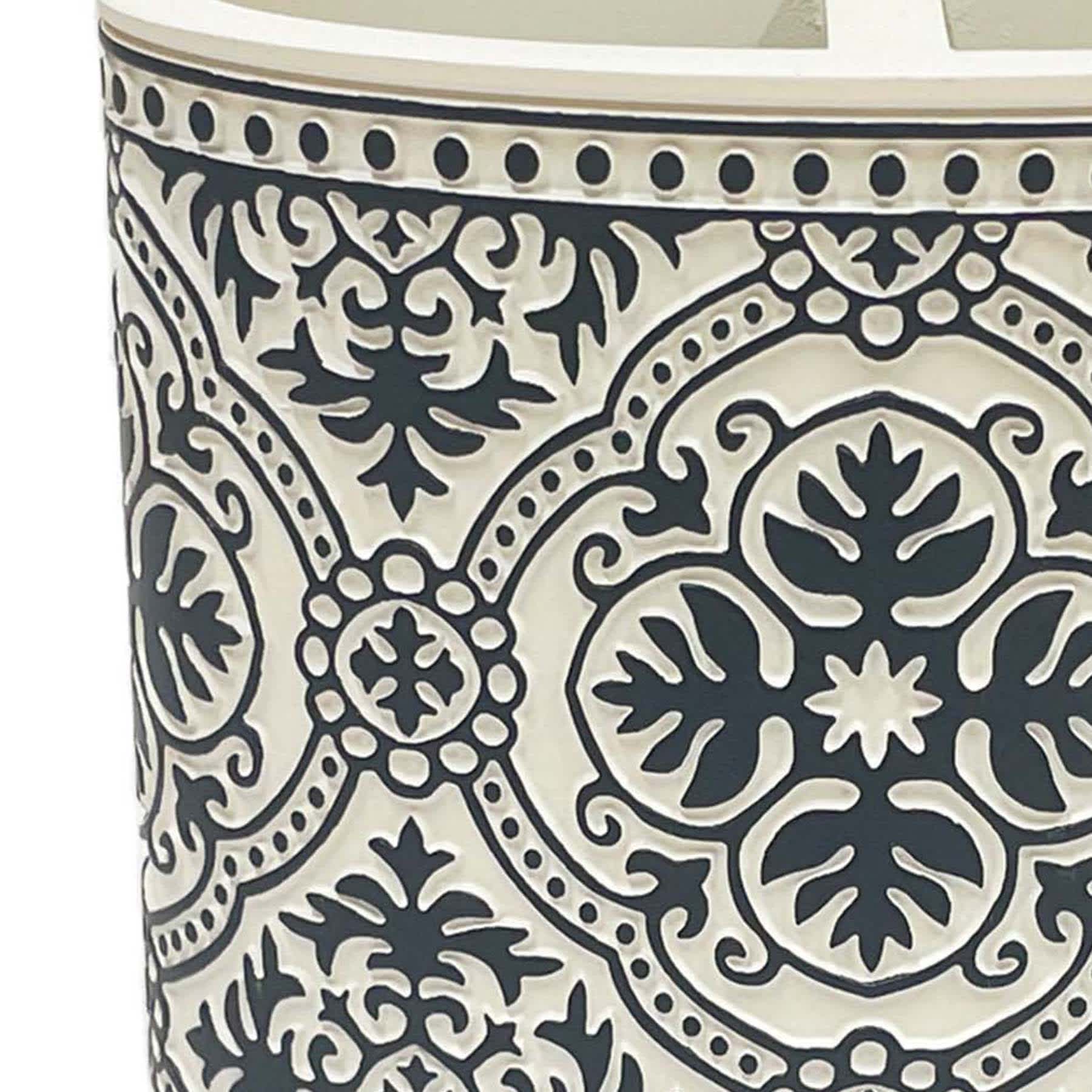 Found & Fable Hannah Black Toothbrush Holder, 4.5"