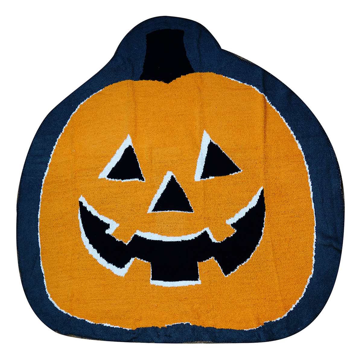 Jack-o'-Lantern Shaped Throw Blanket, 55"