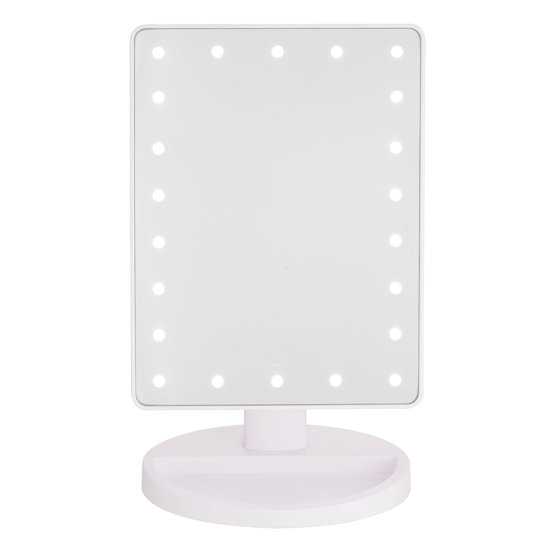 LED 1X & 3X Small Table Mirror, 6.1"
