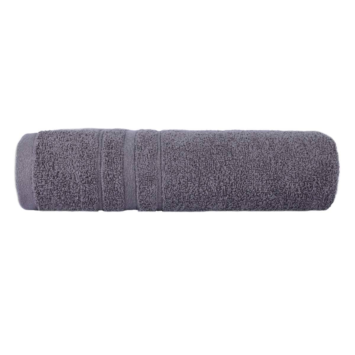 Essential Solid Dark Grey Bath Sheet, 30x64