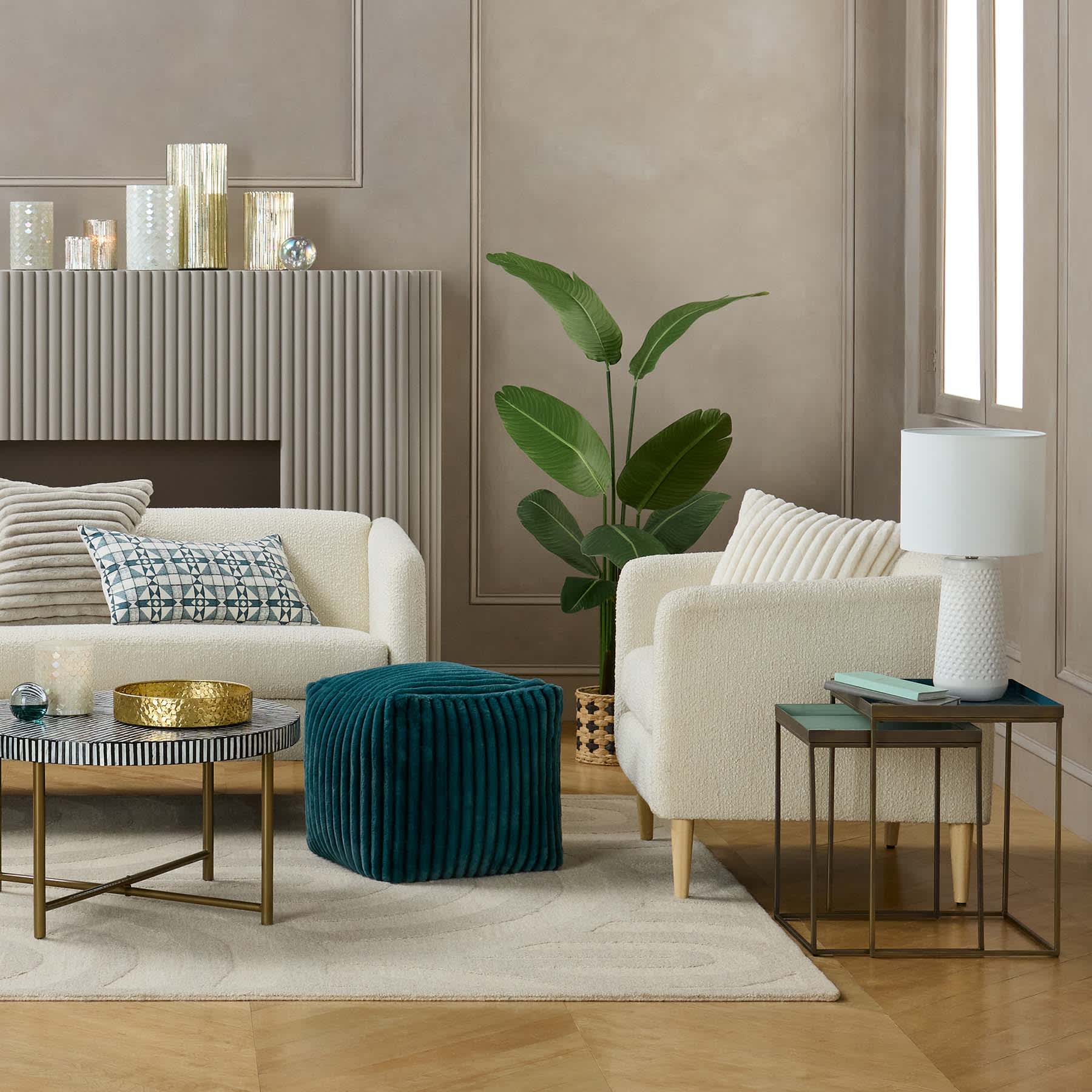 Tracey Boyd Trinity Enamel Nesting Tables