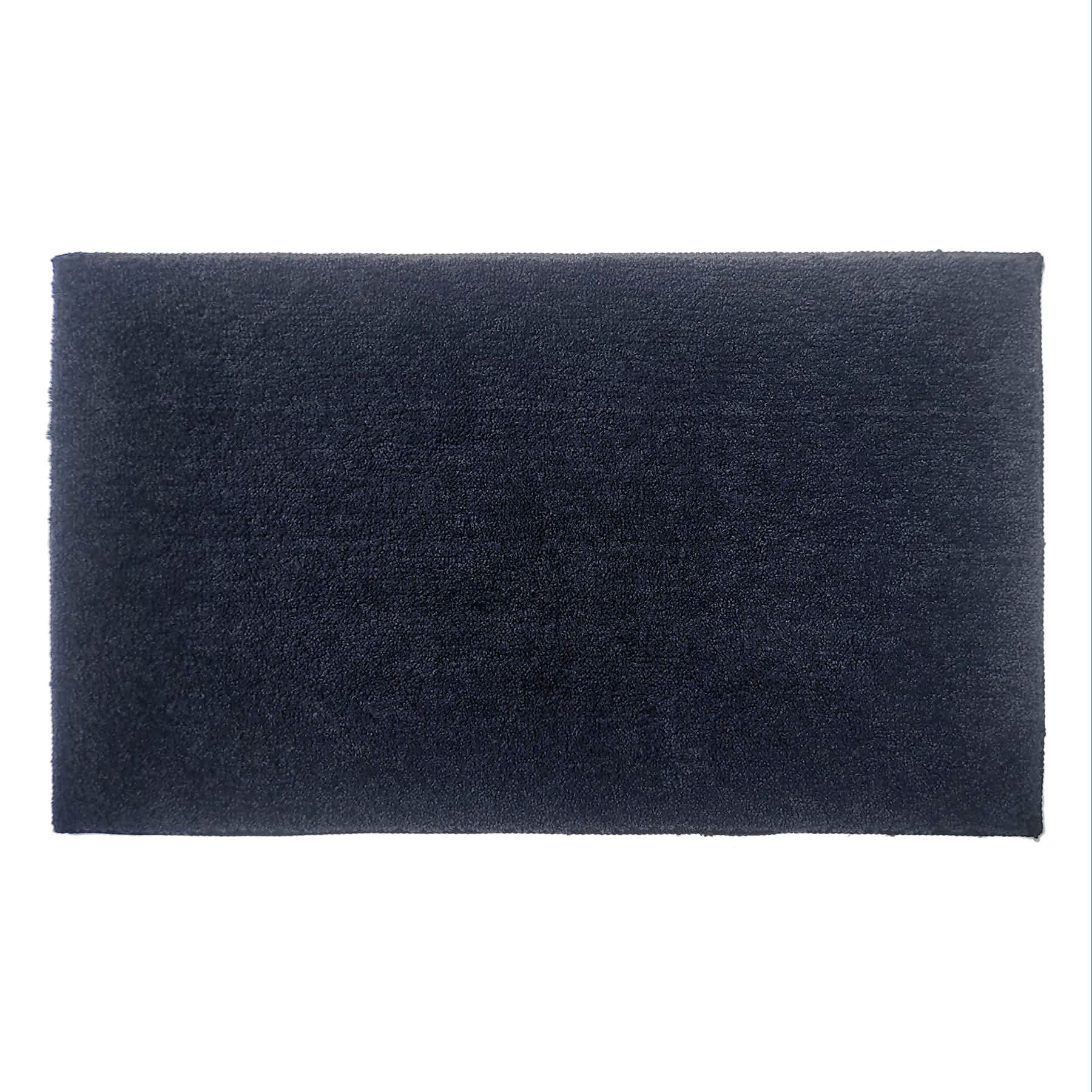 Essential Cut Pile Black Bath Rug, 20x34