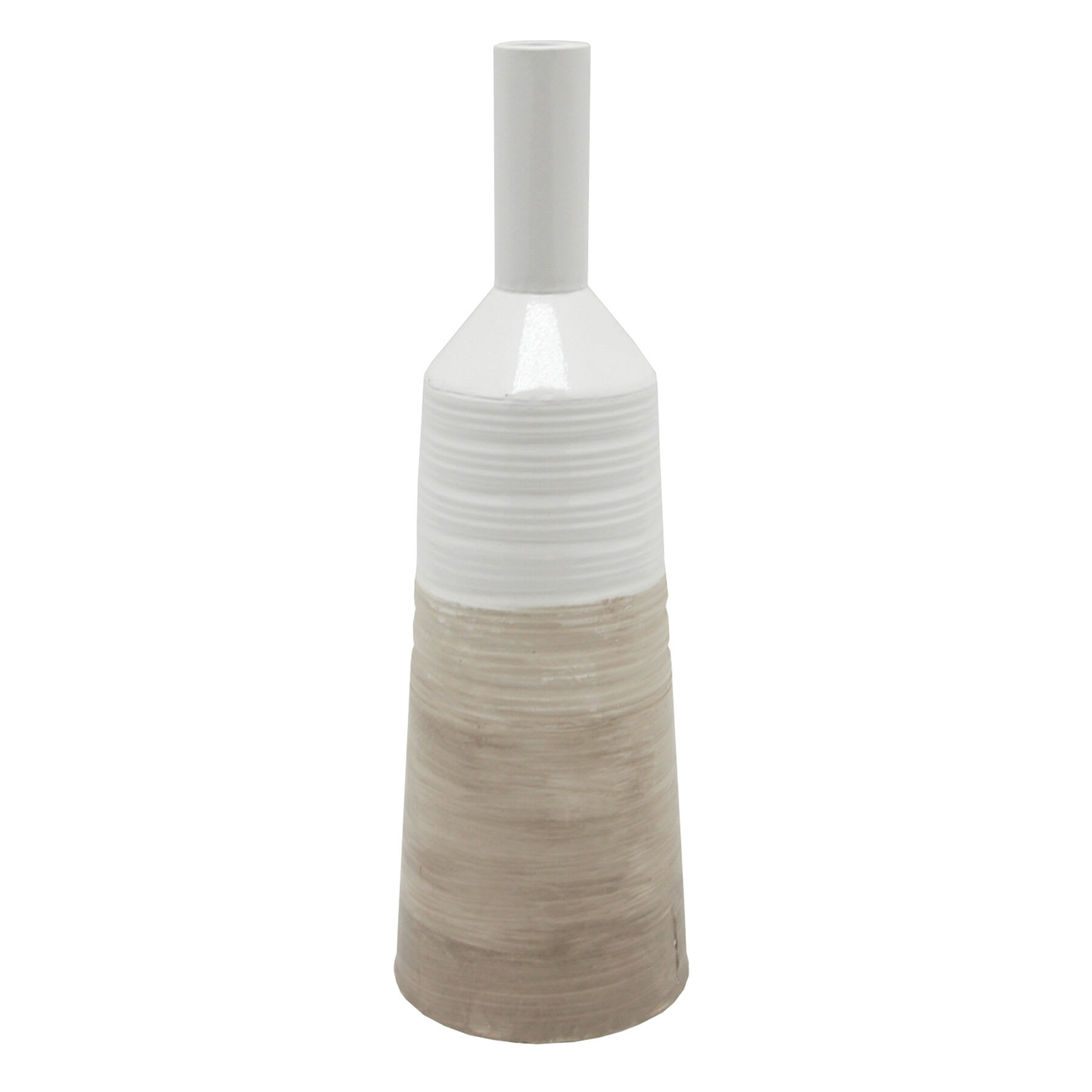 Honeybloom Ombre Metal Vase, 14.5"