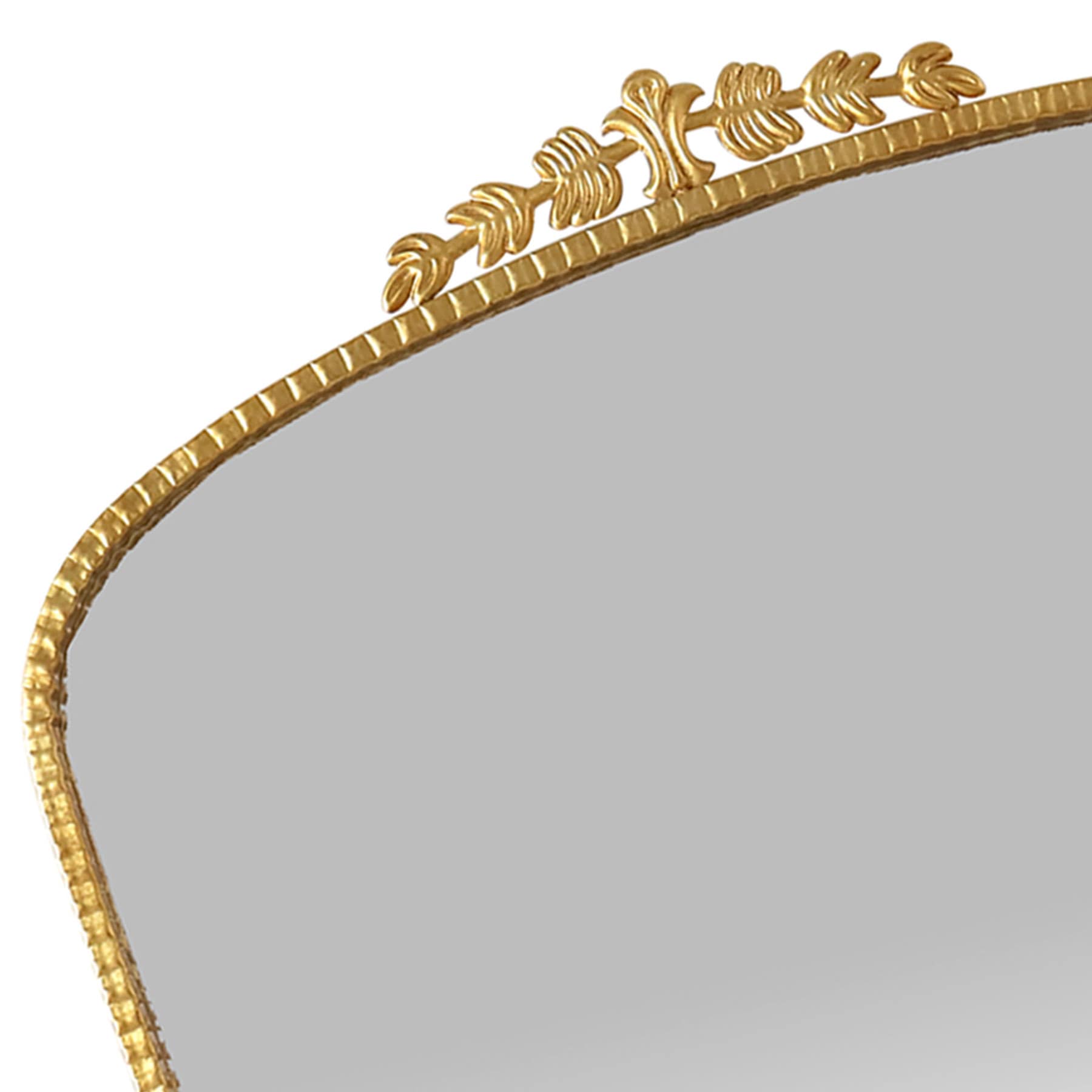 Providence Ornate Gold Metal Leaner Mirror, 50x60