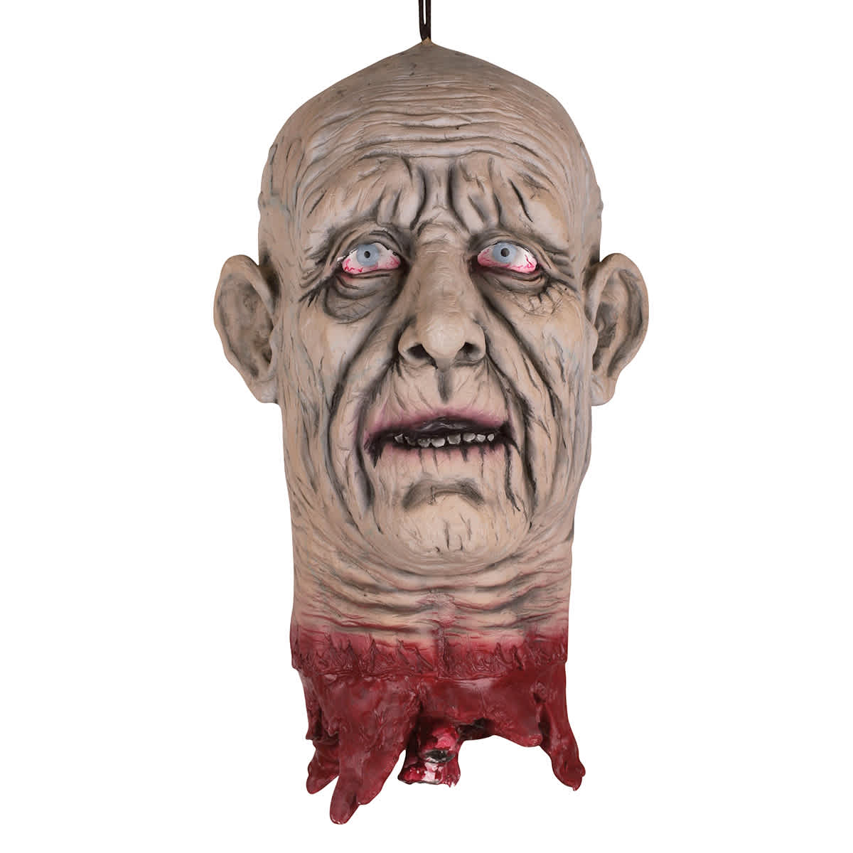 Cut-Off Old Man Head Halloween Decor, 13"